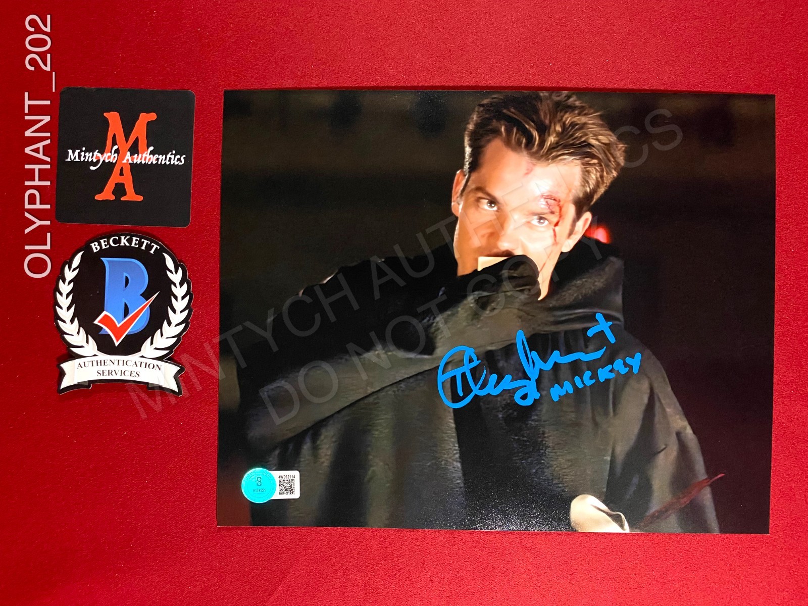 Timothy Olyphant autographed signed 8×10 photo Scream Beckett COA Ghostface