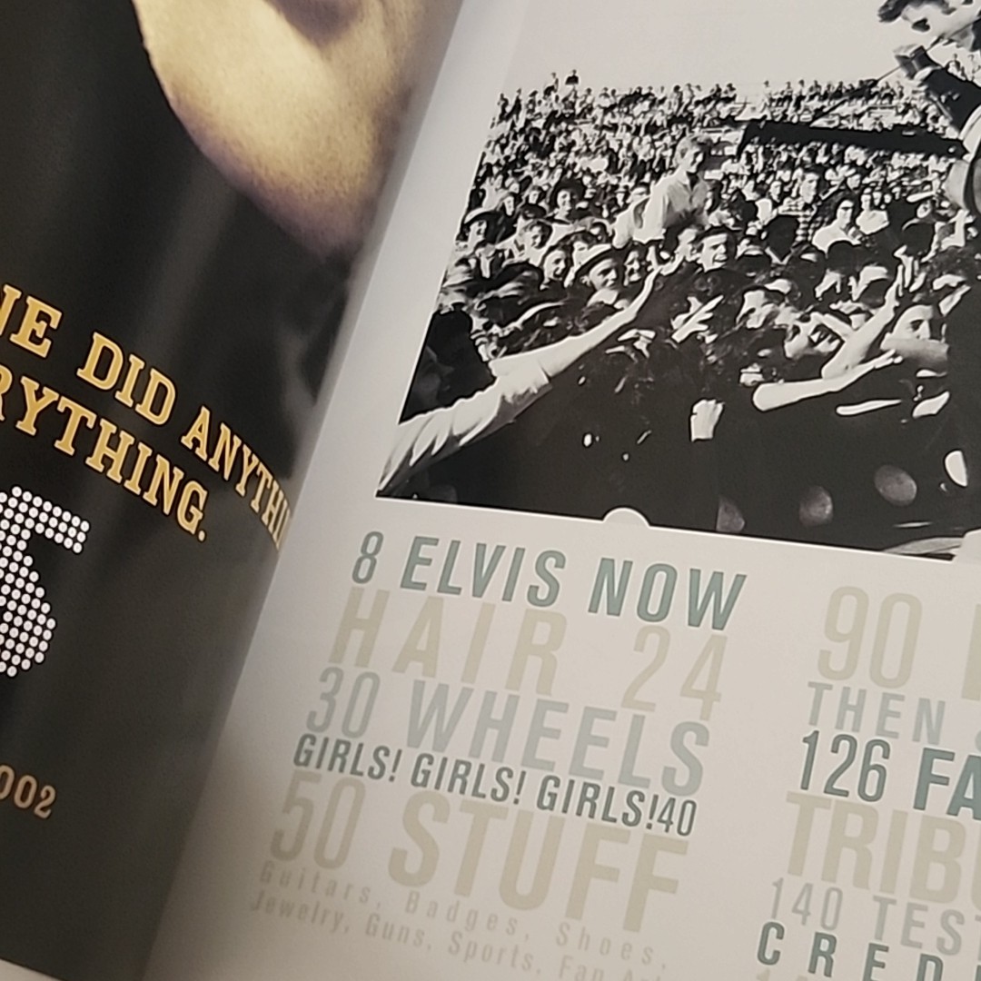 Elvis Presley Then & Now Official 2002 Graceland 25th Anniversary Book Only