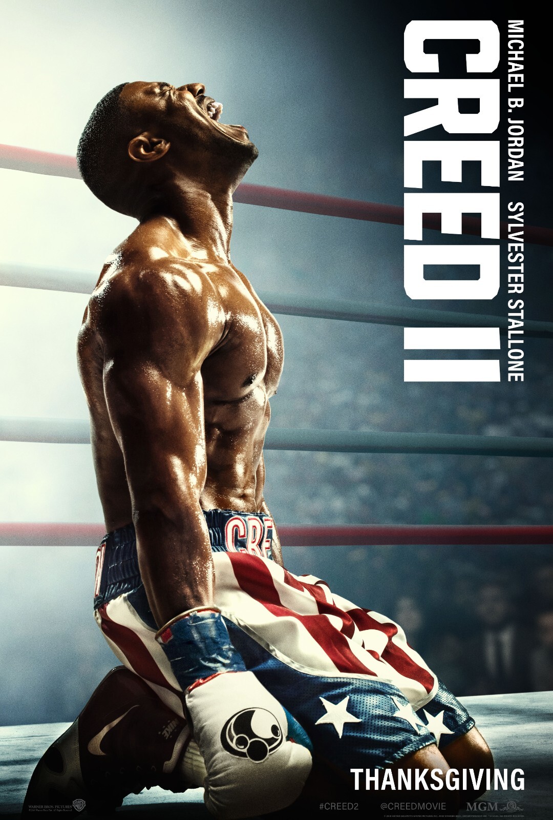 2018 Creed II Movie Poster 11X17 Rocky Balboa Apollo Adonis Bianca Boxing 🥊🛎🍿