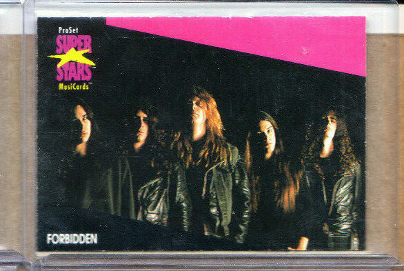 Forbidden – Trading Card-1991 Pro Set-Band-Official-Authentic-Near Mint