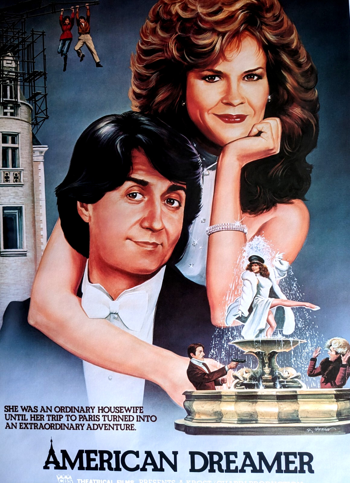 American Dreamer, original one sheet ’84 m. poster ,rolled 27×41”, NSS 840115