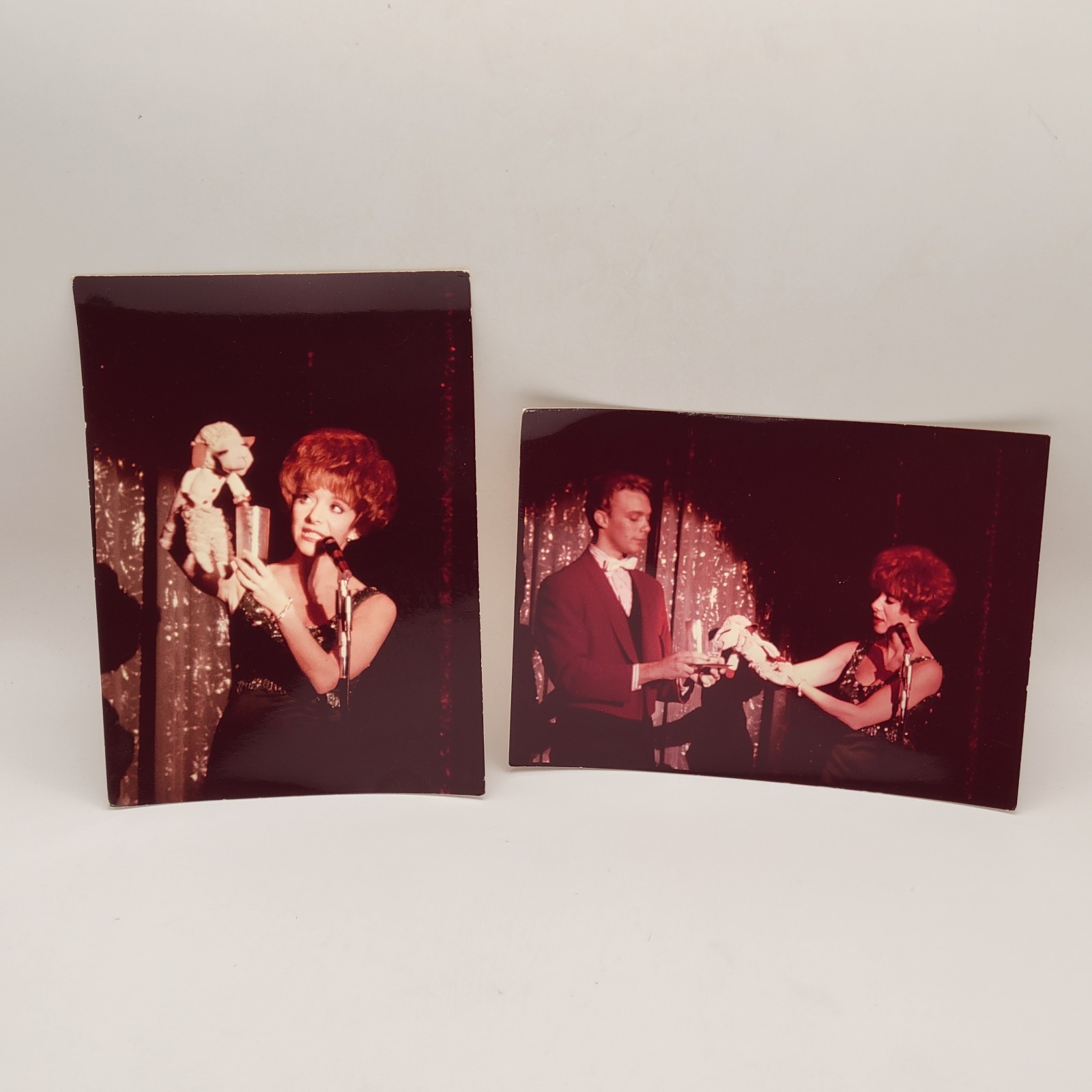 Shari Lewis And Lamb Chop Original Photos of Act 1960s 5x7in