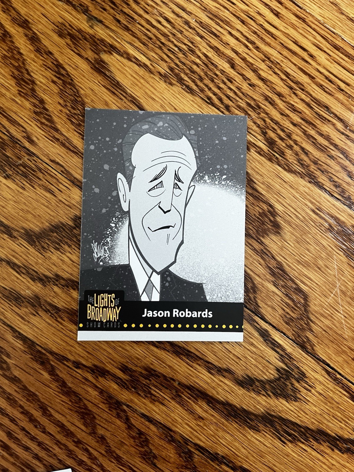 LIGHTS OF BROADWAY CARD JASON ROBARDS AUTUMN 2018 EDITION