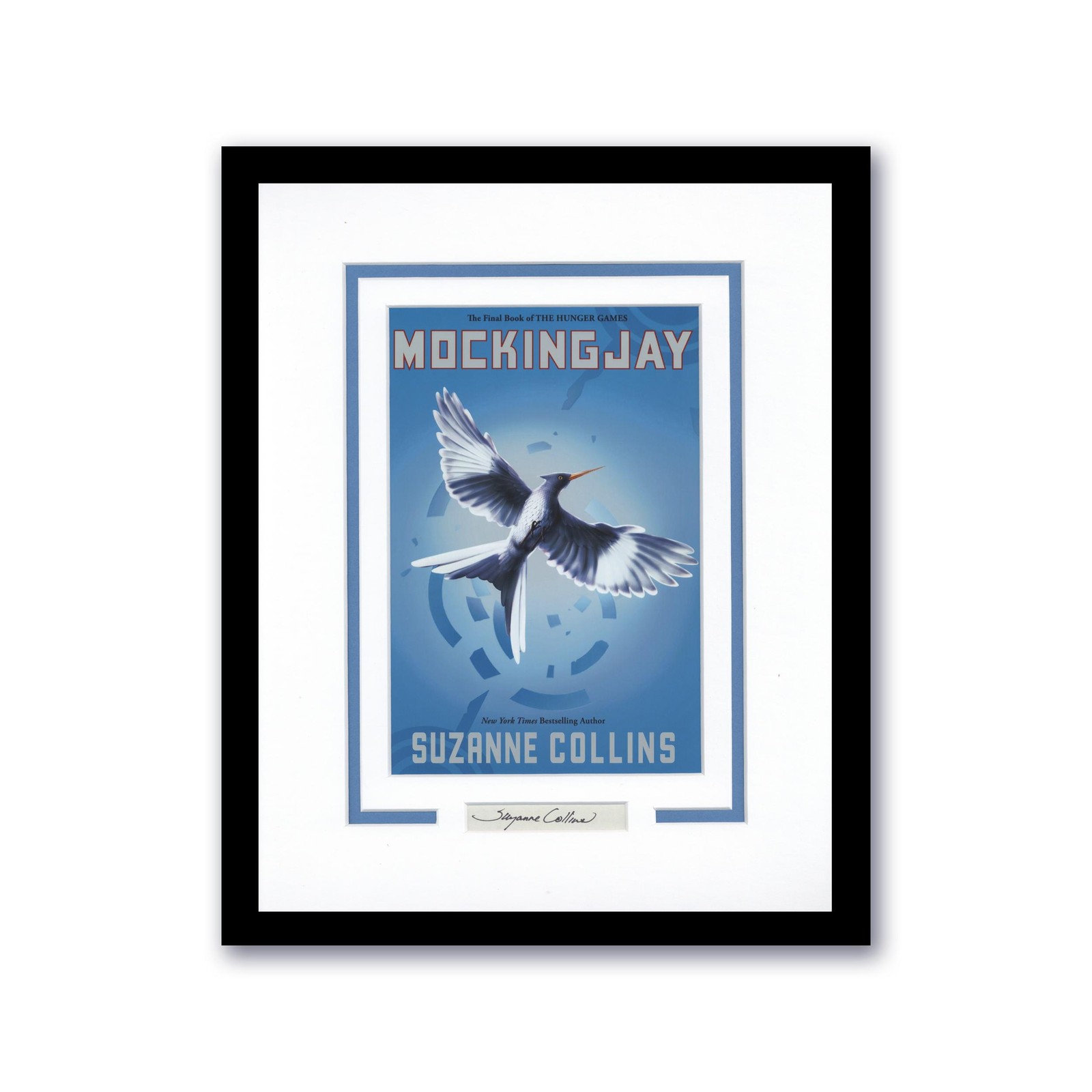 Hunger Games Suzanne Collins Autograph 11×14 Framed Photo Mockingjay