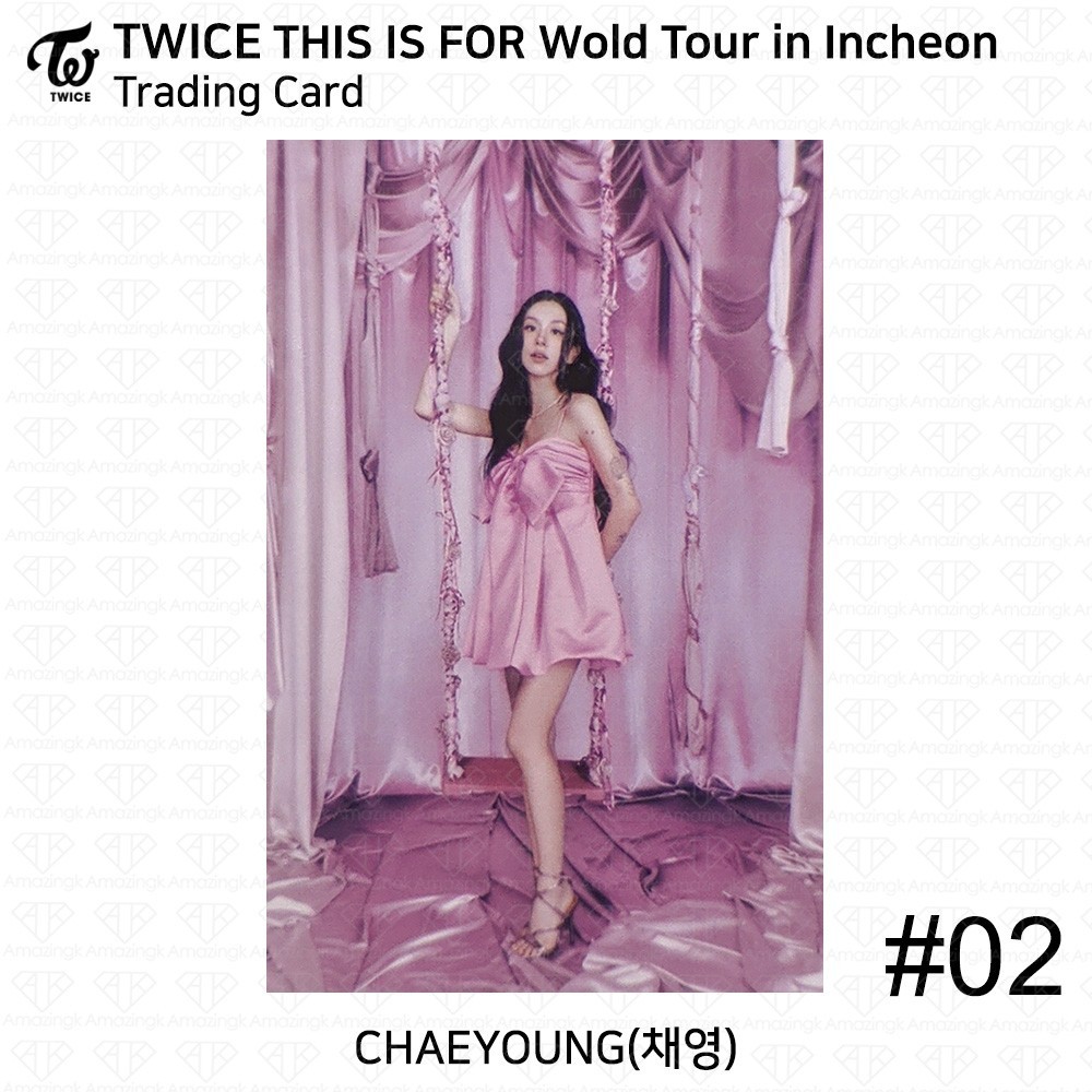 TWICE THIS IS FOR World Tour In INCHEON Trading Card KPOP K-POP MOMO SANA MINA