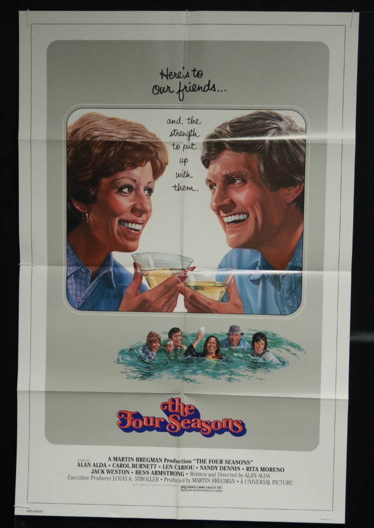 The Four Seasons 1981 Poster 1 One Sheet 27 x 41 Original Folded NSS 810097