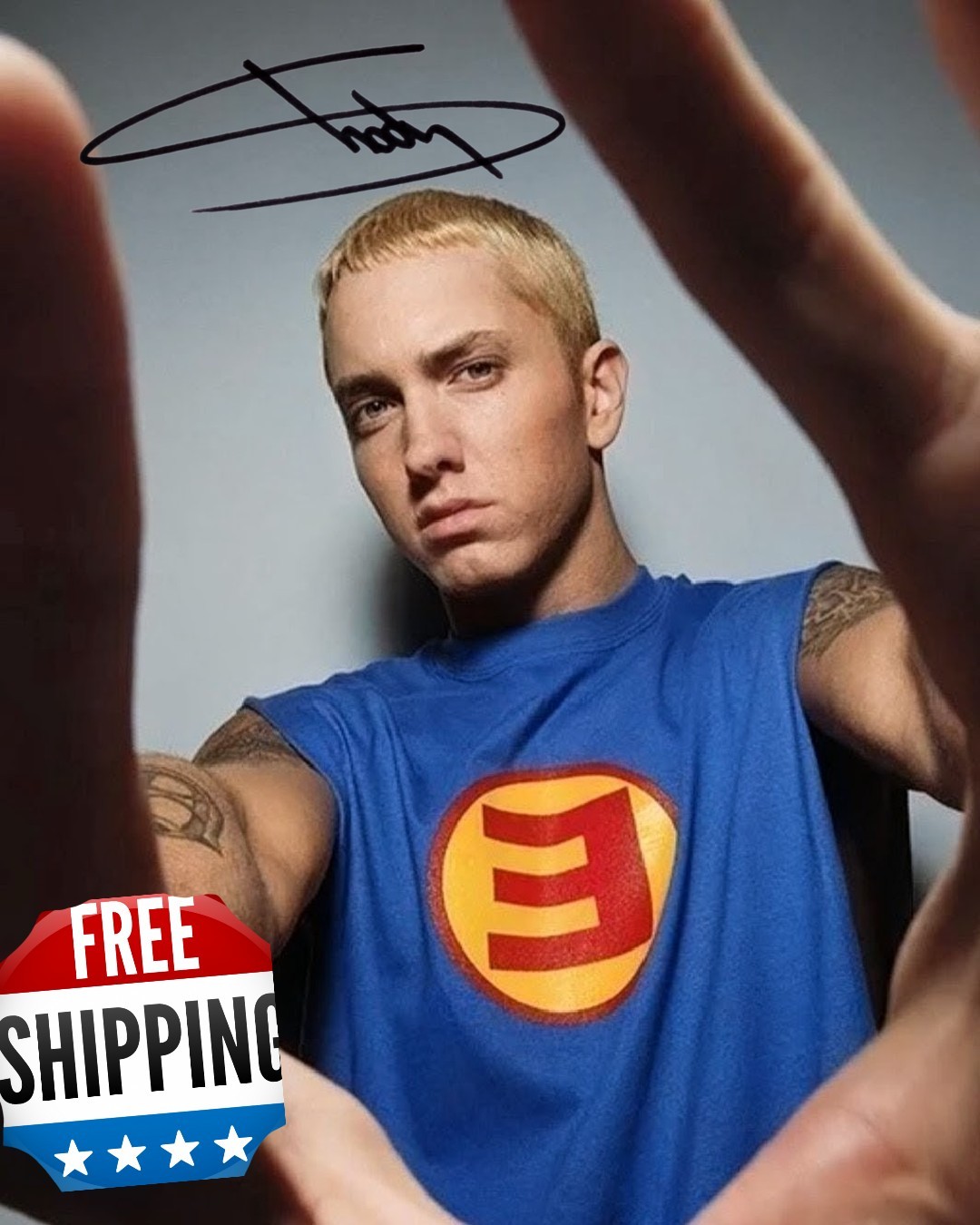 Eminem Slim Shady Autographed signed 8×10 Photo Reprint Fast FREE SHIPPING