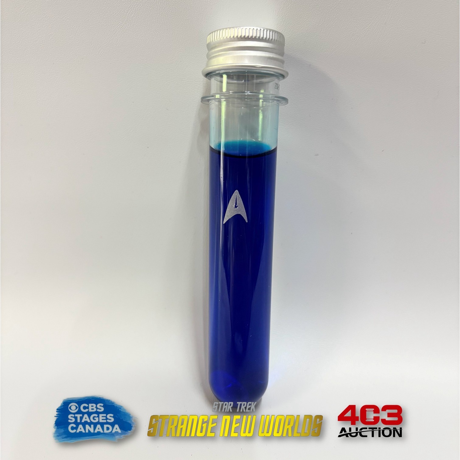 Star Trek Strange New Worlds 🖖 Authentic Prop ⭐ Lab Vial w/Blue Fluid B