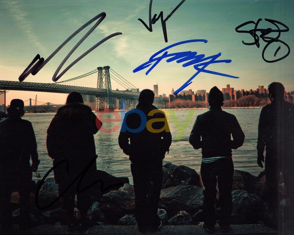 Chino Moreno x5 Band DEFTONES Signed Autograph 8×10 Photo reprint