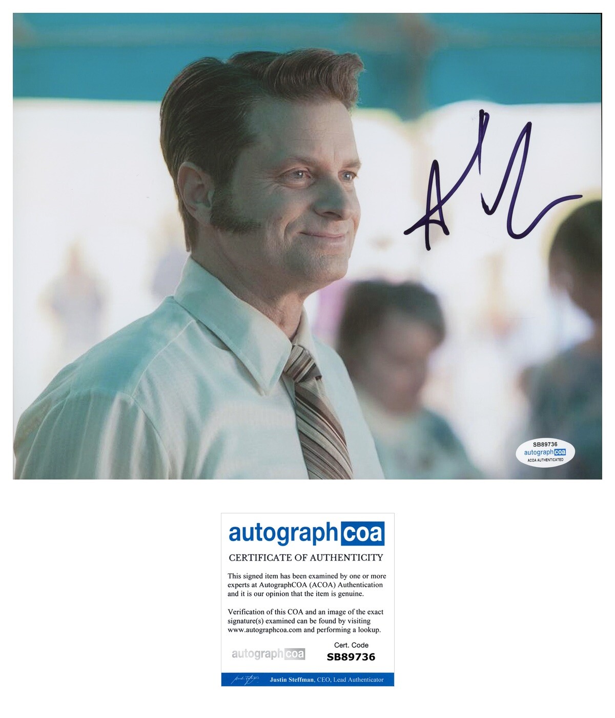 Shea Whigham ‘True Detective’ signed autographed 8×10 photo ACOA