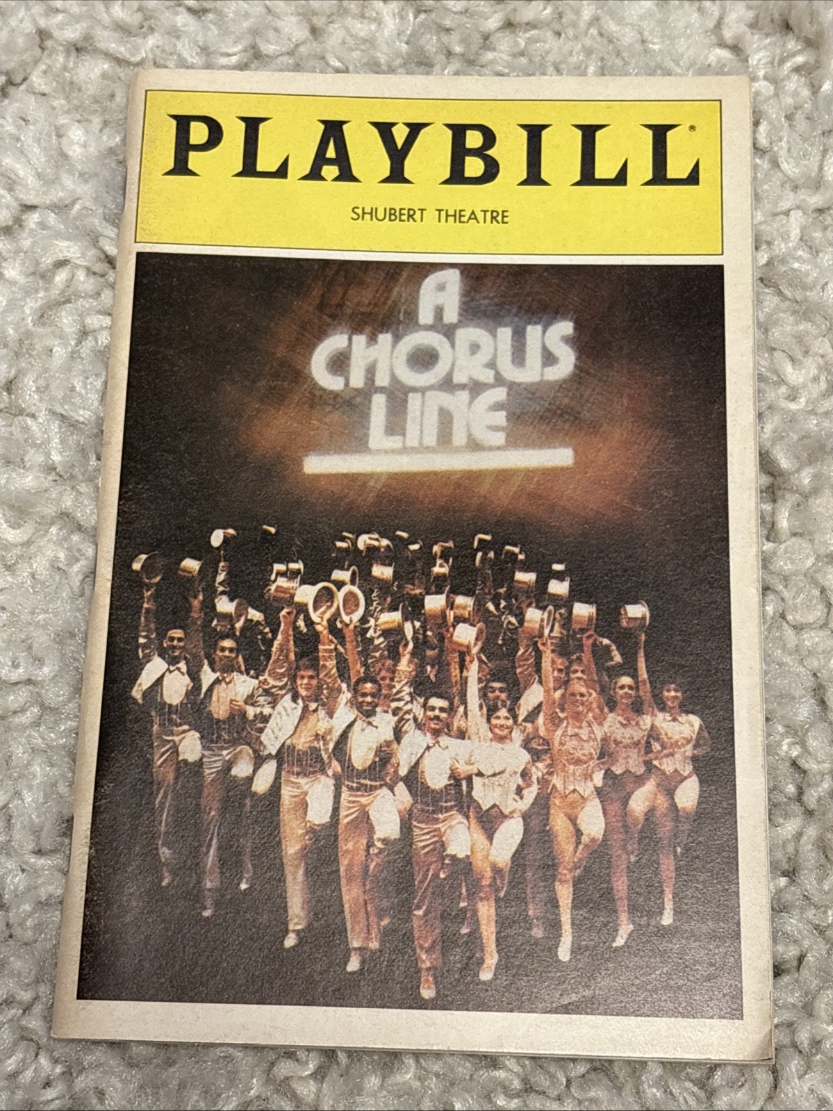 A CHORUS LINE Feb 1983 Broadway Playbill TROY GARZA Mitzi Hamilton LILY-LEE WONG