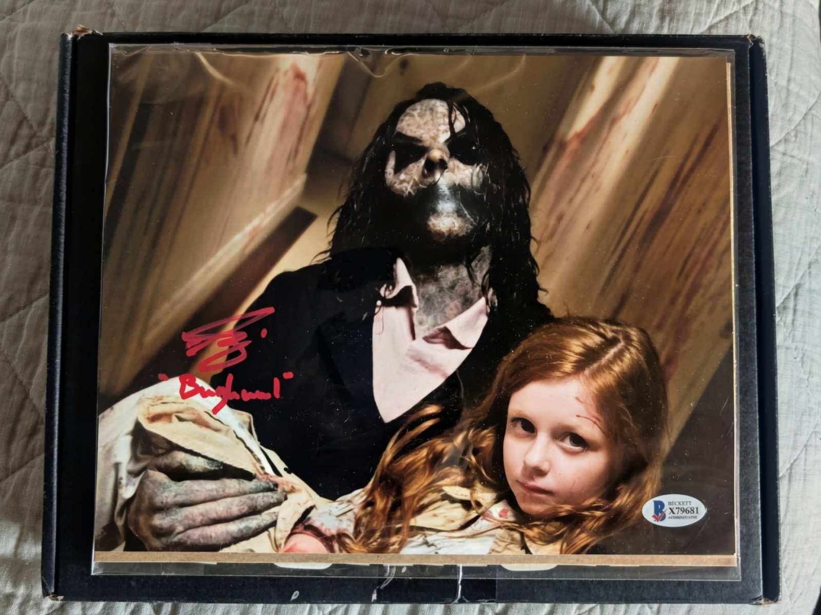NICHOLAS KING Signed SINSTER Autograph 8×10 Photo Mr. Boogie Bughuul Horror COA