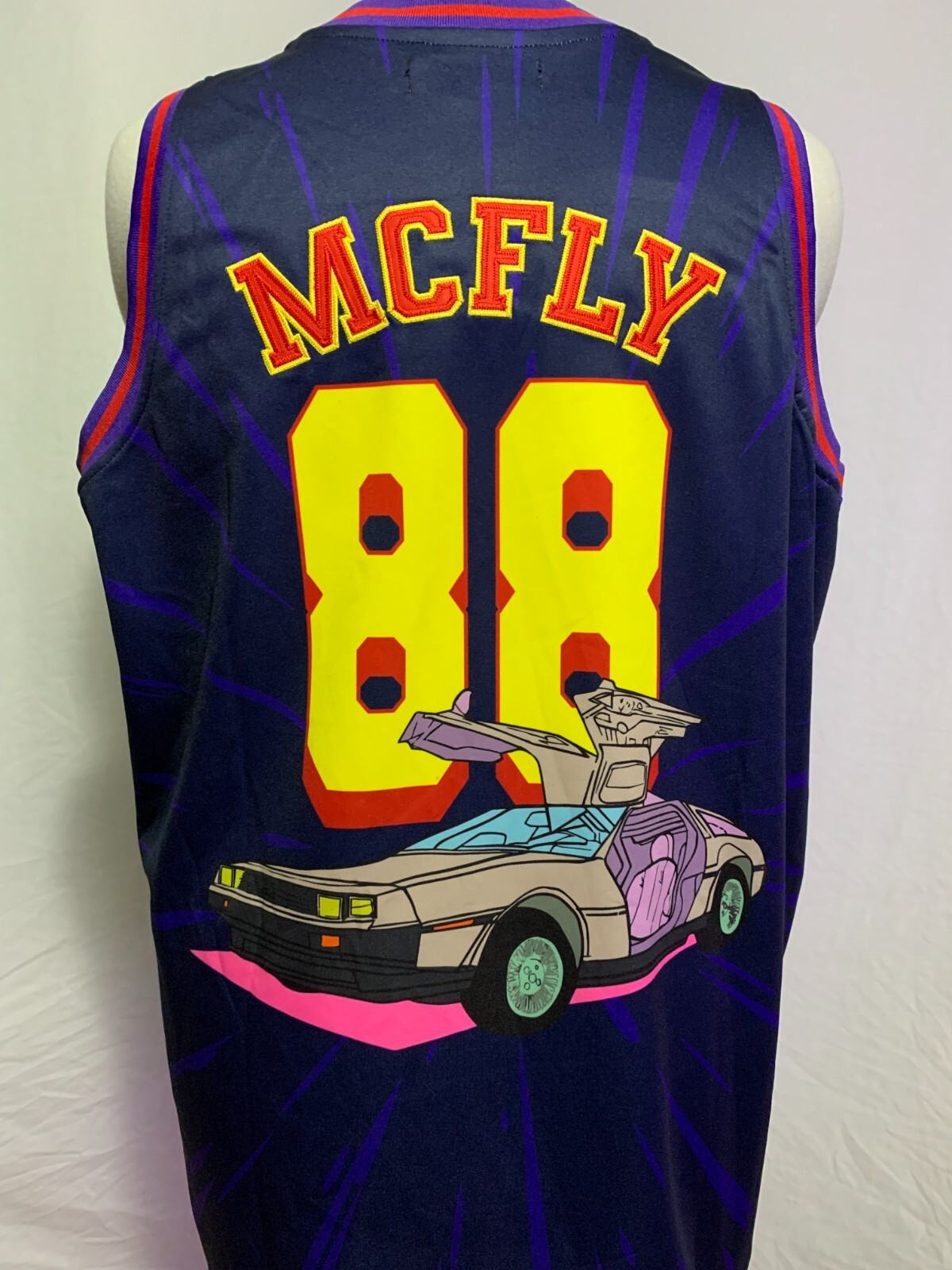 Headgear Classics Jersey Back To The Future Marty McFly Michael J Fox Mens 3XL