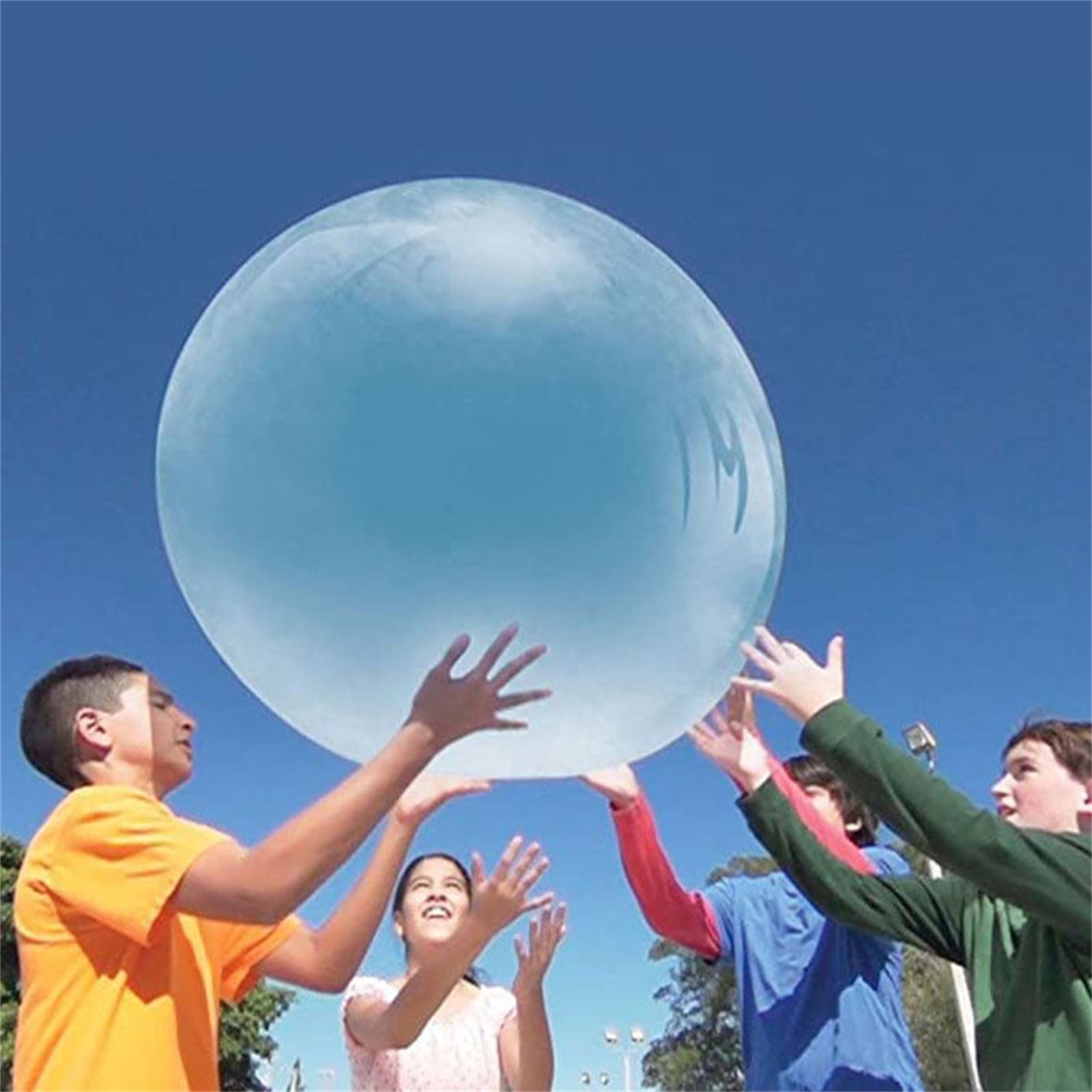 Big Inflatable Ball Children’s Toy Elastic Ball Water Ball Bubble Ball Inflatabl