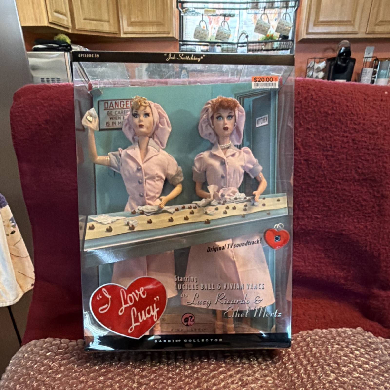 I Love Lucy Barbie Collector Episode 39 Job Switching Lucy & Ethel Doll Set
