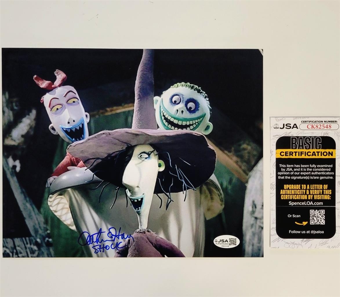 Catherine O’Hara signed “Shock” Nightmare Before Christmas 8×10 Photo auto JSA