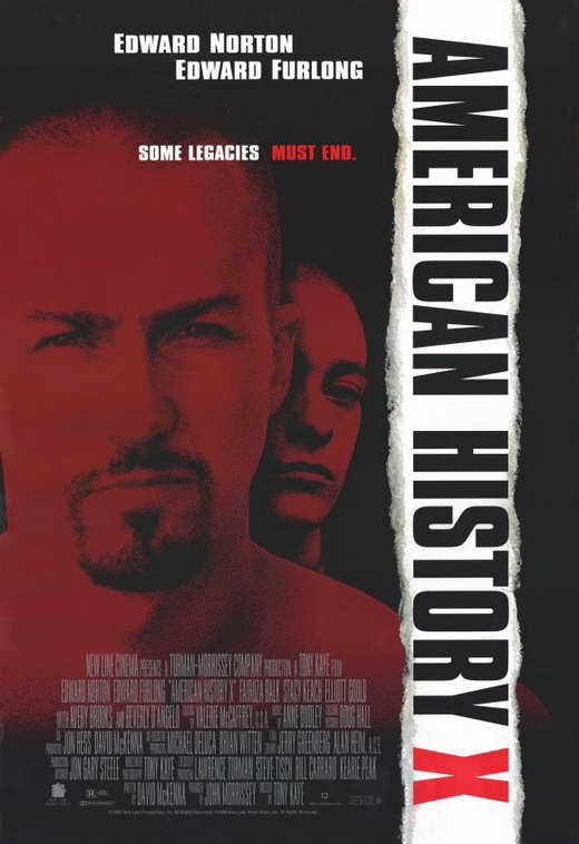AMERICAN HISTORY X Movie POSTER 11×17 C Edward Norton Edward Furlong Fairuza