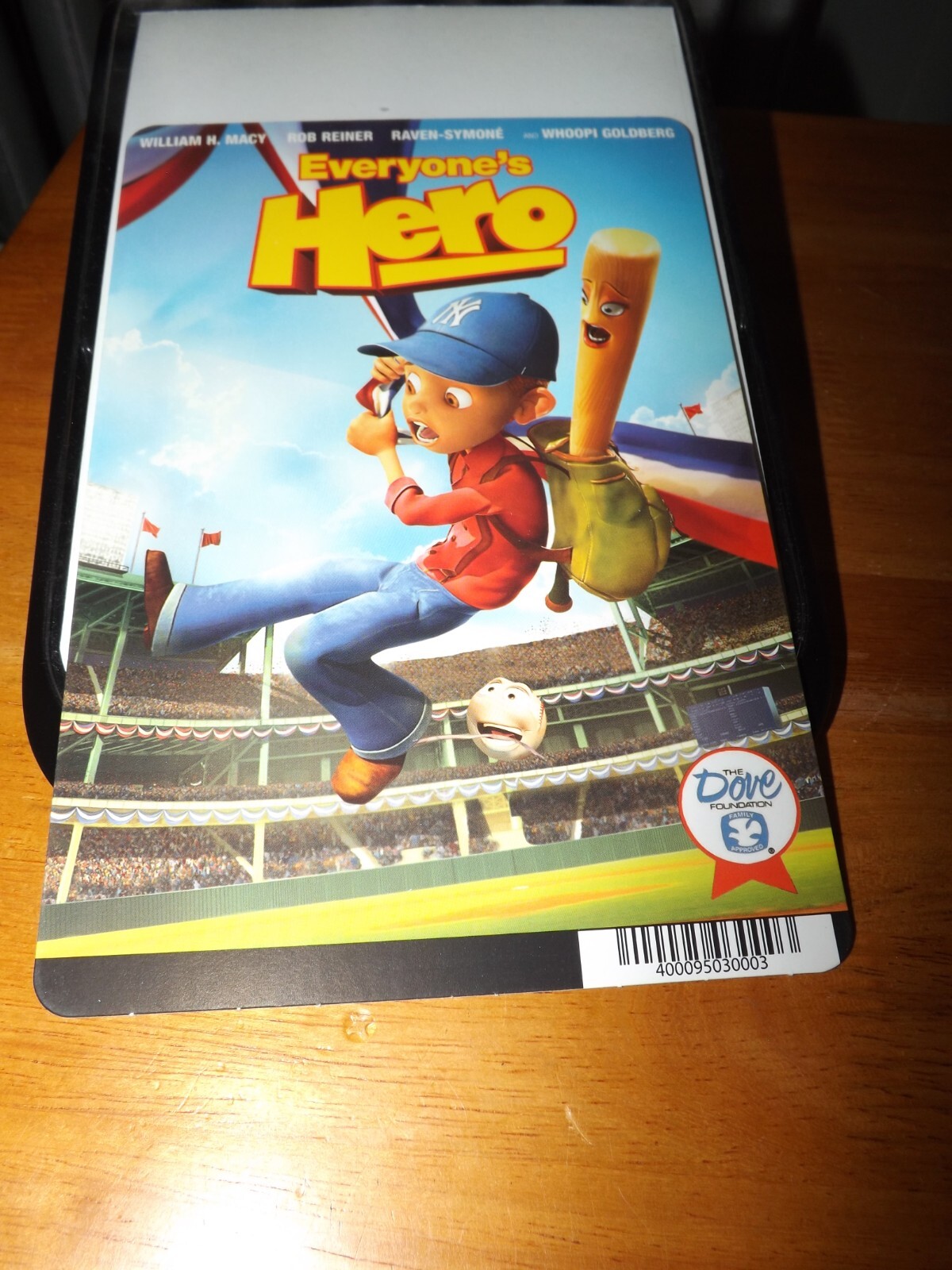EVERYONE’S HERO DISPLAY BACKER CARD (not a dvd) 5.5″ X 8″ NO MOVIE