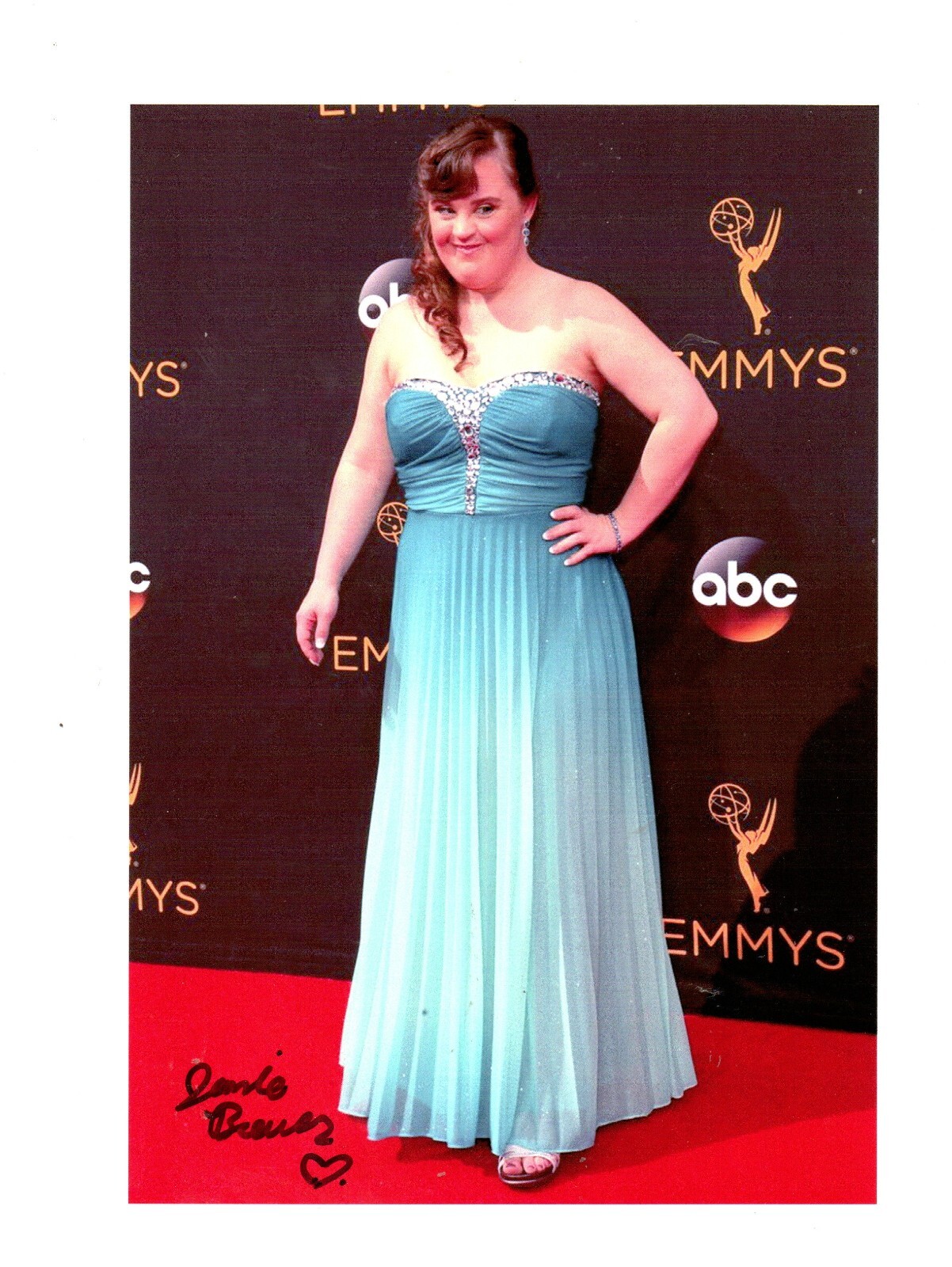 Jamie Brewer Autographed 8.5 x 11 in. Photo Adelaide American Horror Story