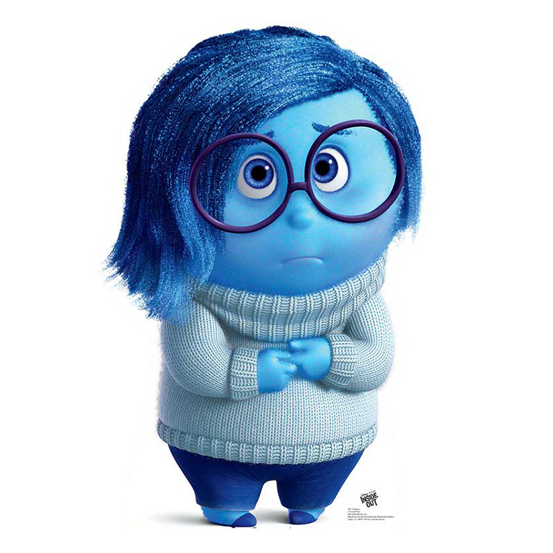 SADNESS Disney Pixar Inside Out Emotion CARDBOARD CUTOUT Standee Standup Poster