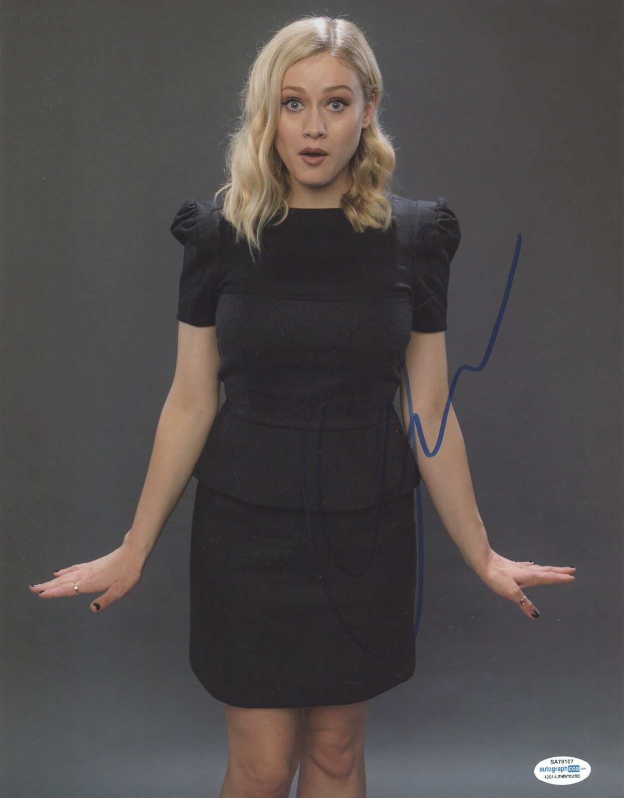 Sexy Olivia Taylor Dudley Autographed Signed 11×14 Photo COA #1