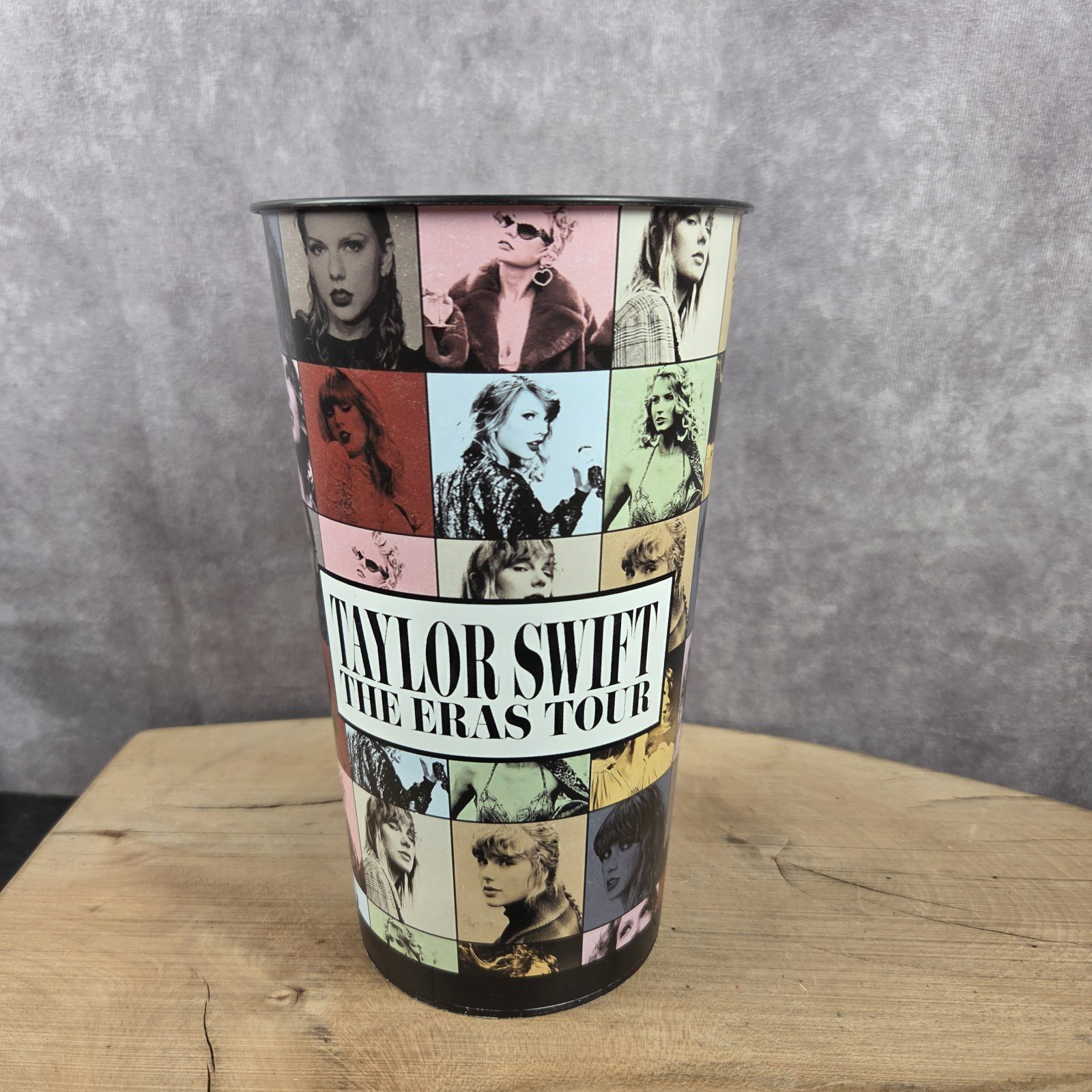 Taylor Swift Cup The Eras Tour Movie Black Large Plastic 7.5″ Airlite Plastics