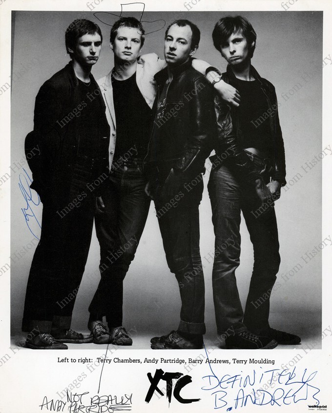 8×10 Print XTC Andy Partridge English Rock Band Formed in Swindon in 1972 #SST