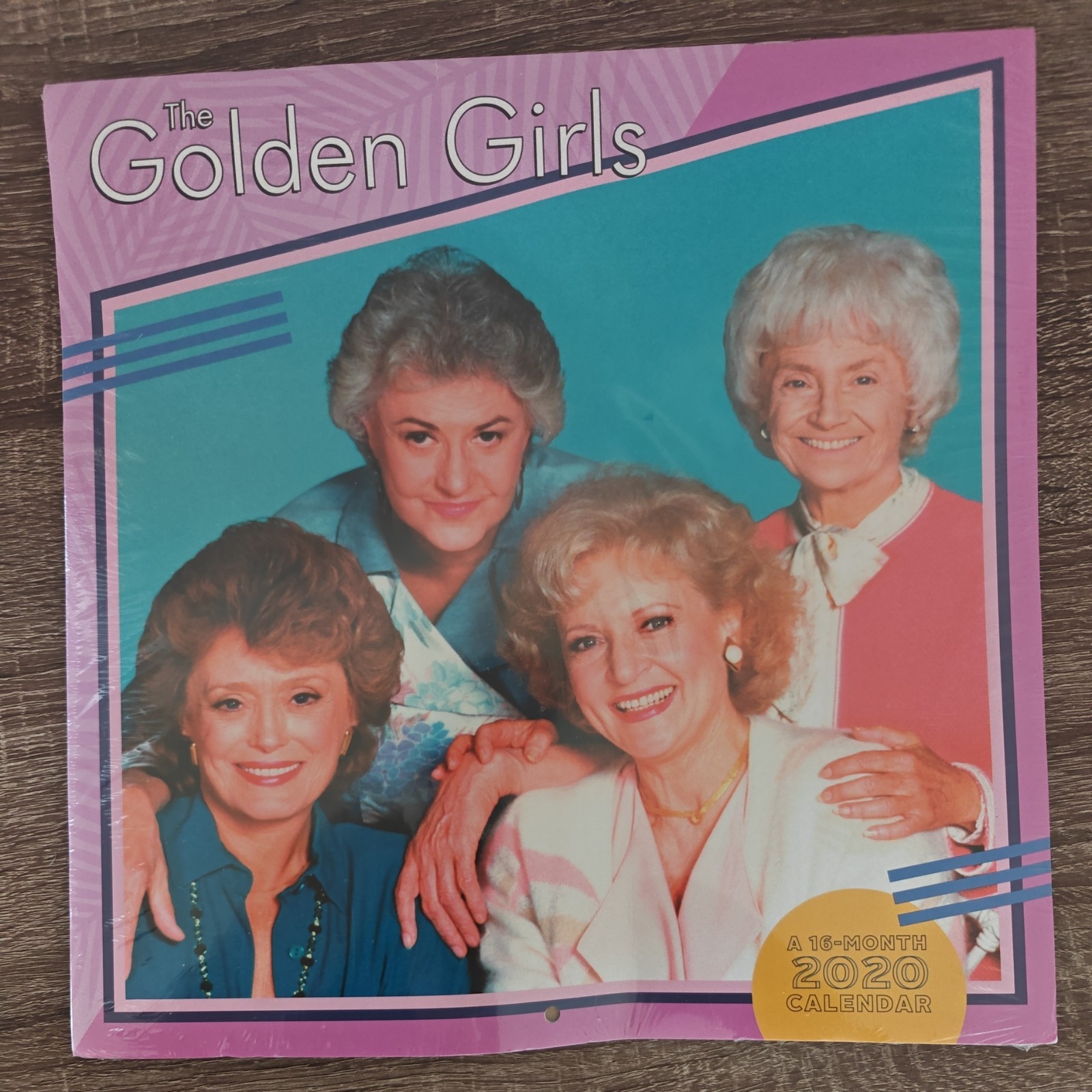 Golden Girls Television Show Calendar 2020 16 Month – NEW Sealed Mead Pink Teal