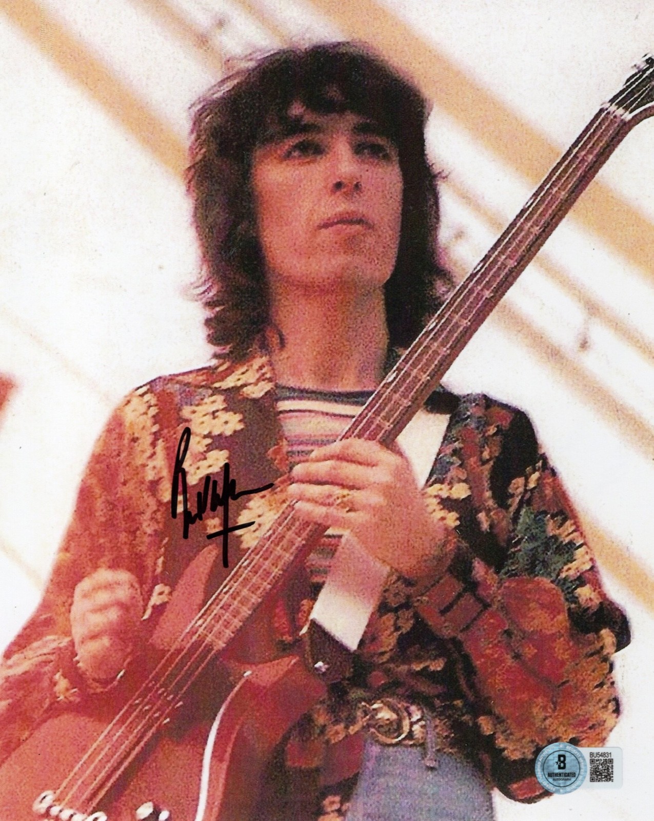 RARE Bill Wyman Autographed Signed ROLLING STONES 8×10 Photo Beckett BAS