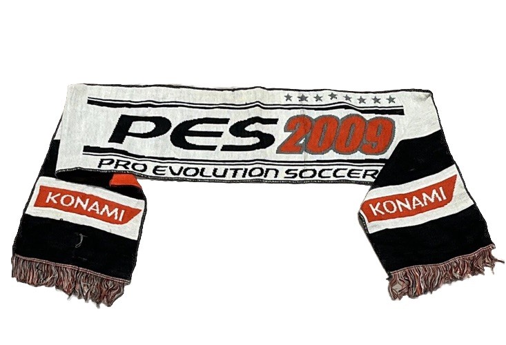 Konami Pro Evolution Soccer Winter Scarf GameStop Video Game Promo PES 2009