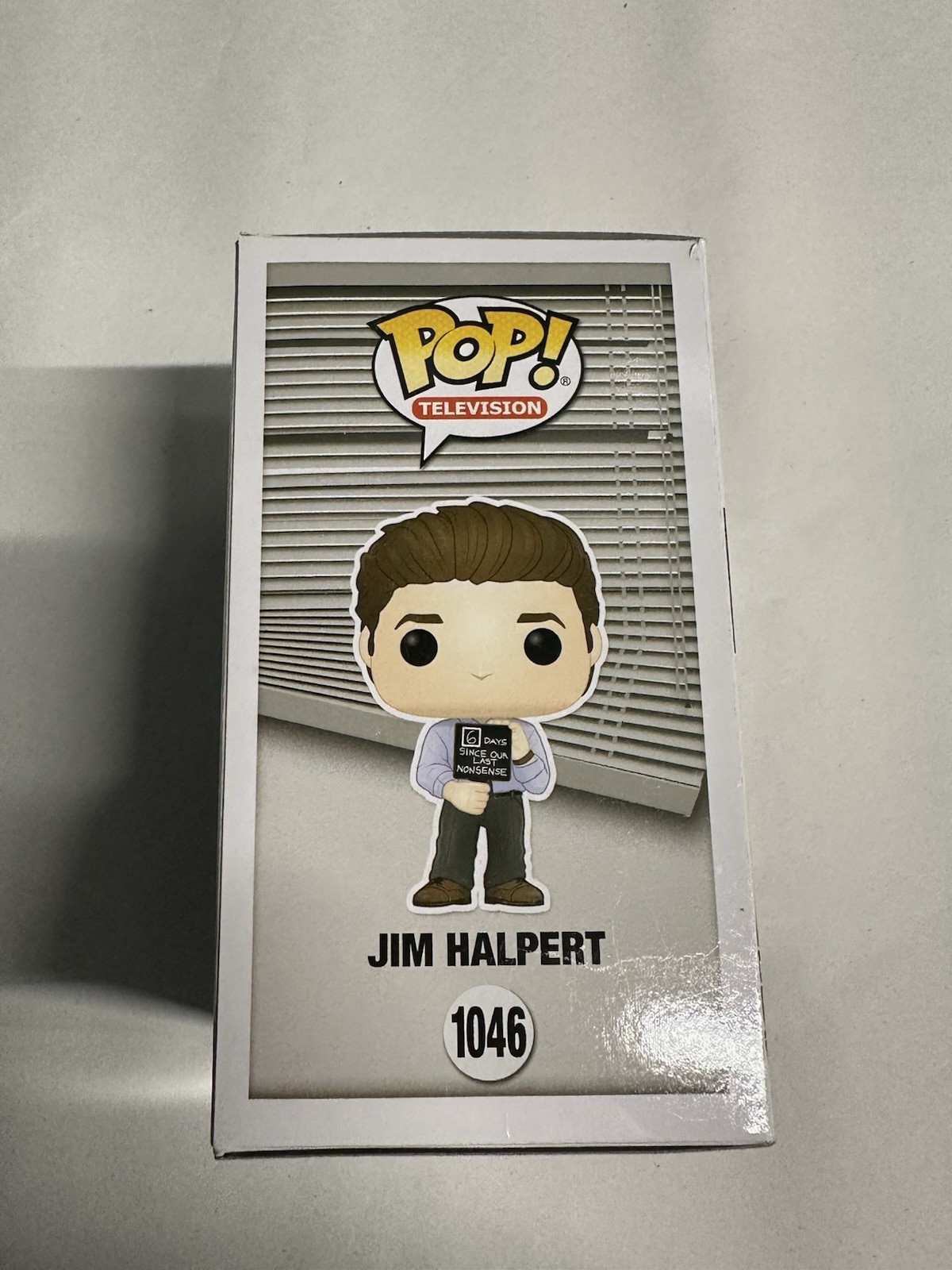 John Krasinski signed Jim Halpert Office Funko Pop! 1046 autograph Beckett BAS
