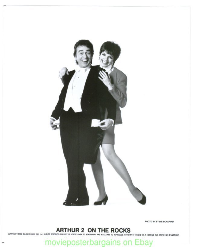 ARTHUR 2 PRESS KIT PHOTO ‘S DUDLEY MOORE – SET OF 20 STILLS LIZA MINELLI