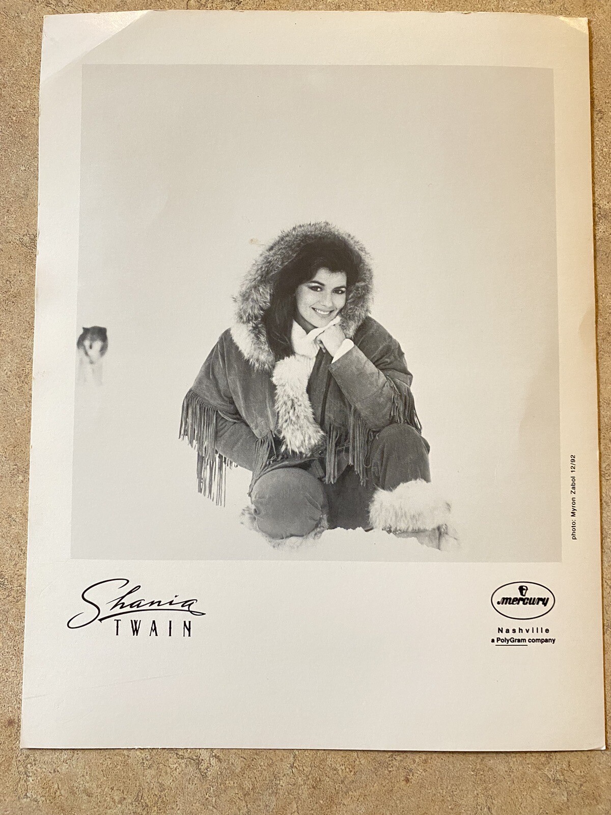 Vintage 1993 Shania Twain Debut Album Promo Mercury Records Publicity Photo