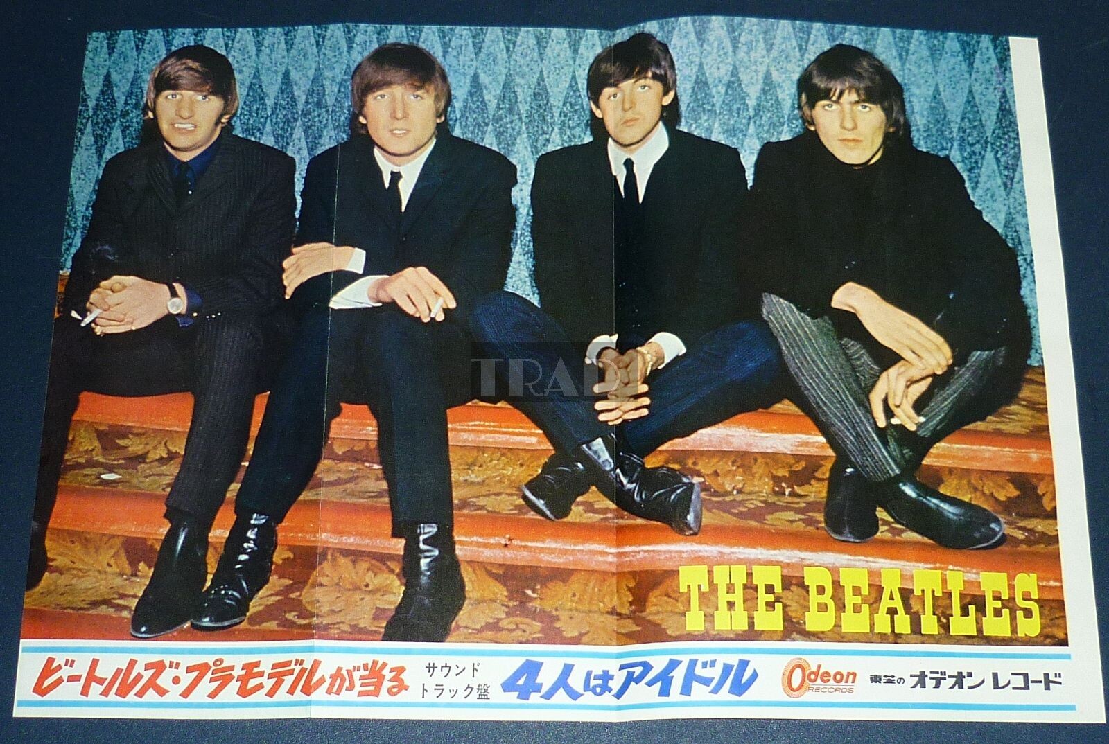 The BEATLES 1966 Vintage JPN Pinup Poster 10″x14″ (25x36cm) #fg/z