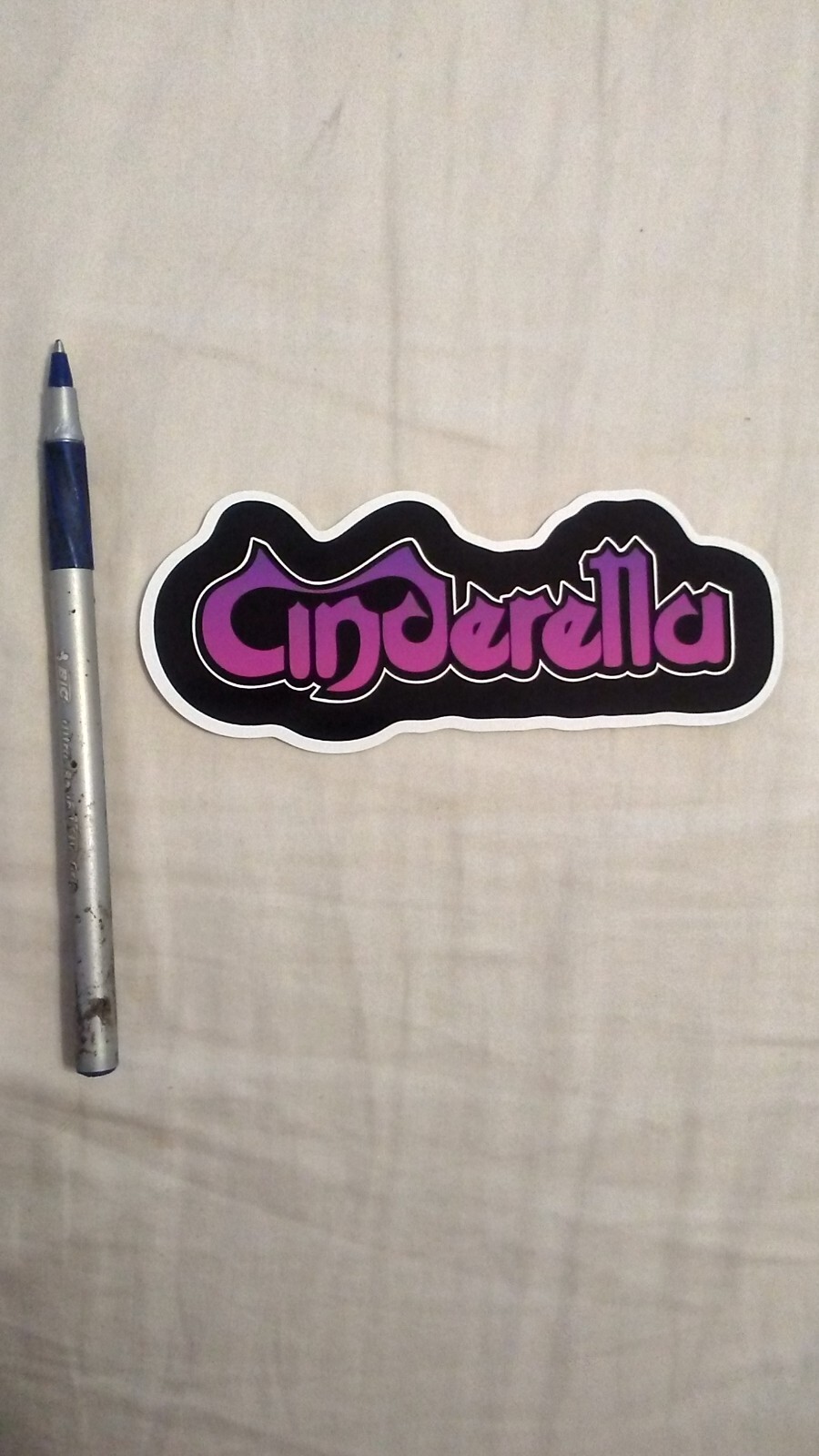 CINDERELLA 80s Hard Rock / Hair Metal Band STICKER – Mint Condition – FREE SHIP