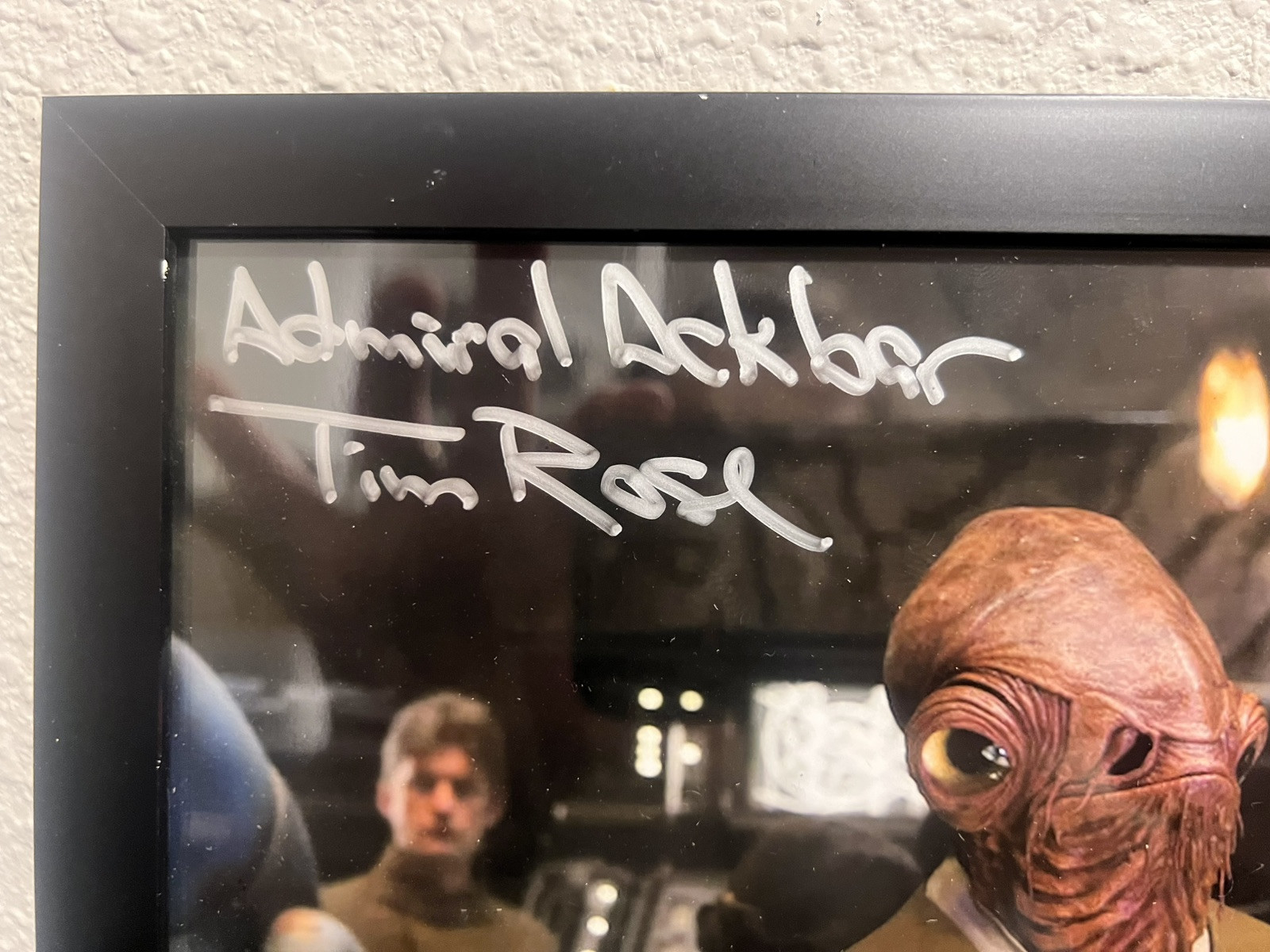 Tim Rose Signed Star Wars 8×10 Photo Inscribed “Admiral Ackbar” (PA COA)
