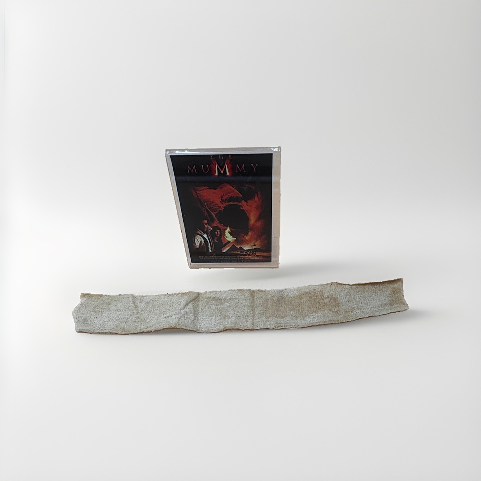 The Mummy 1999 Section of Production Used Mummy Costume Wrapping 19 inch LOA
