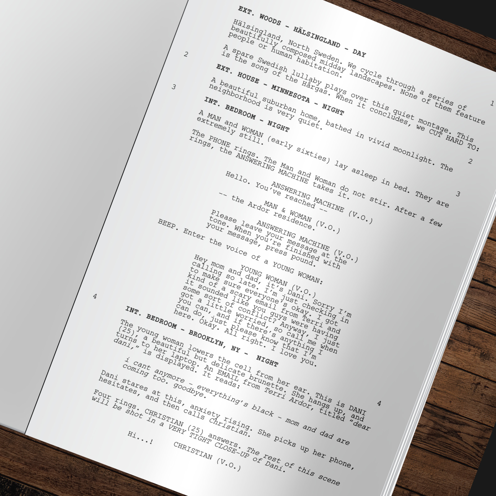 Midsommar Movie Script Autograph Signed Reprints Full 117 Pages