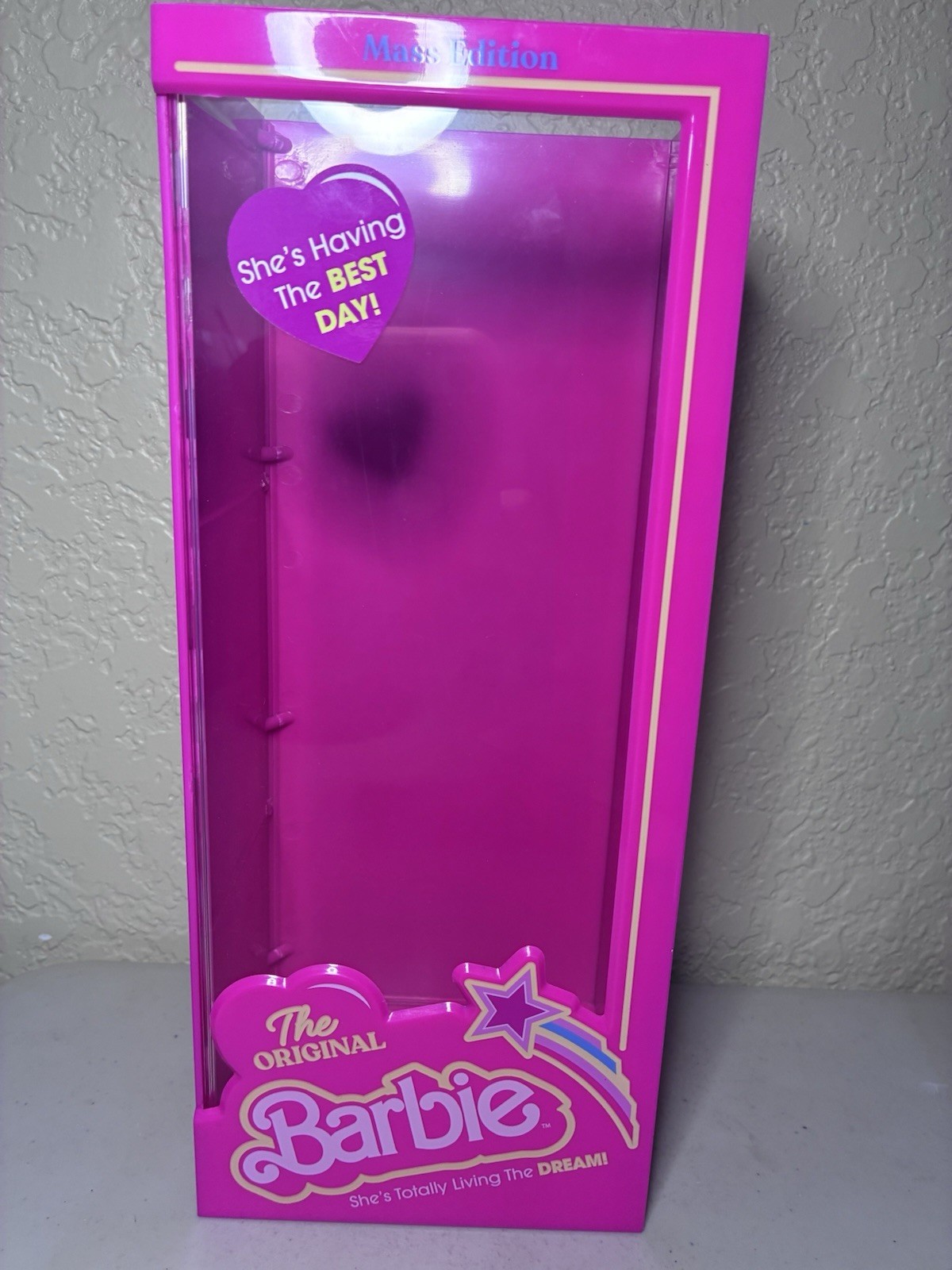 Mattel 2023 Barbie The Movie Exclusive Doll Box Movie Popcorn Bucket