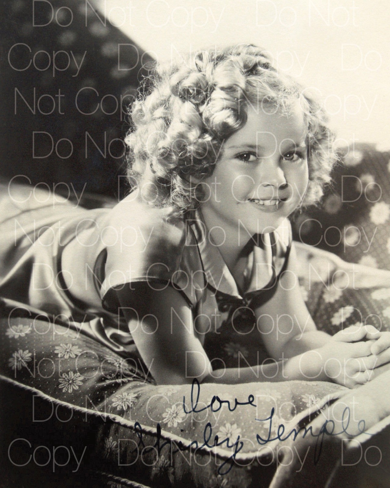 Shirley Temple signed 8×10 photo picture poster autograph RP