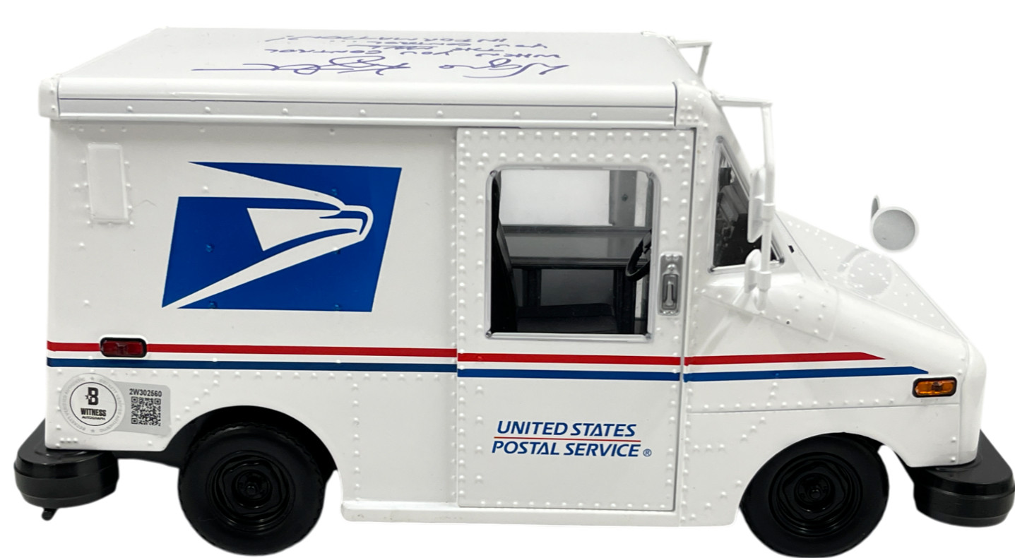 Wayne Knight Signed USPS Post Office Diecast 1:18 Inscription Autograph Beckett