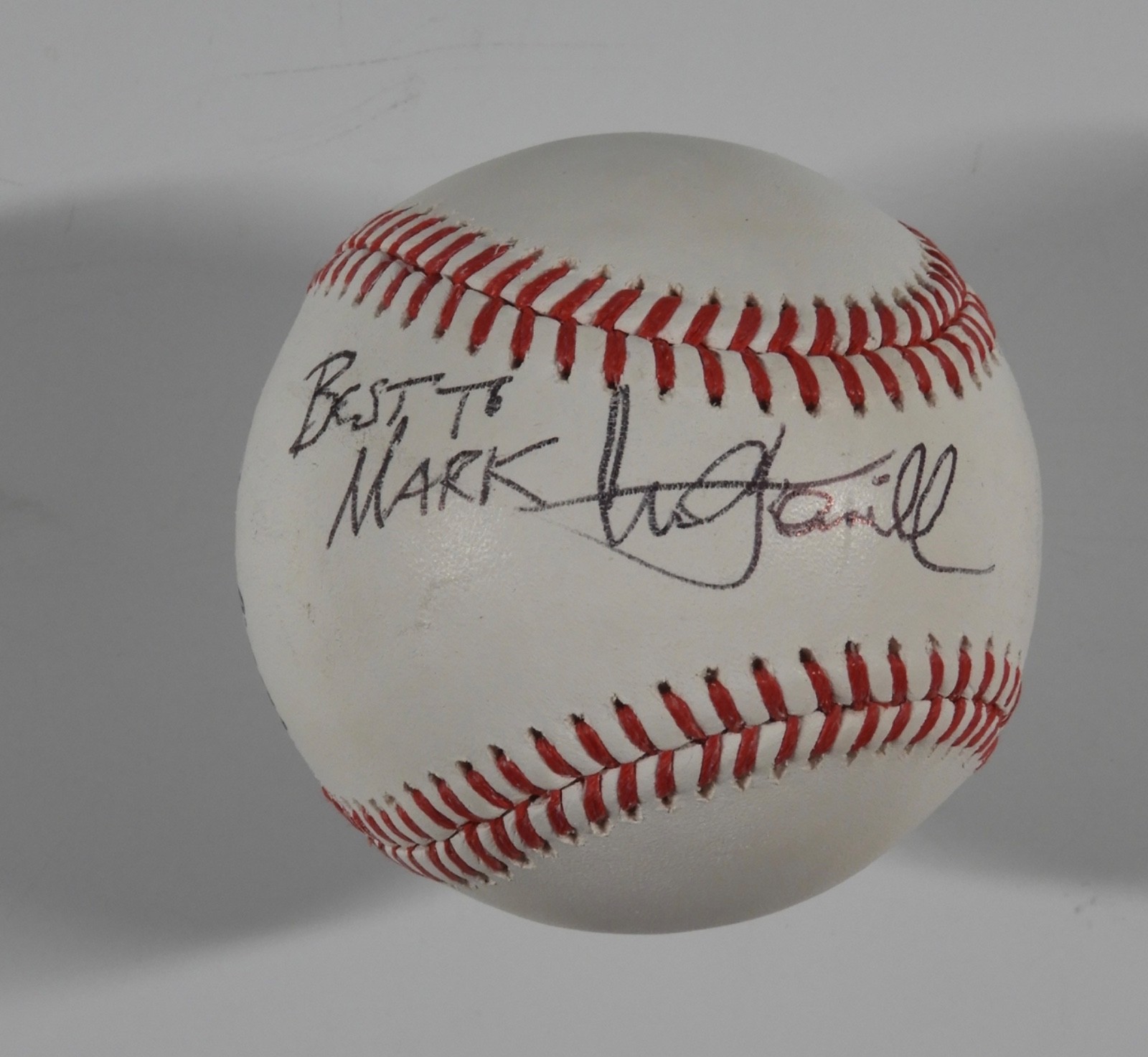 Mark Hamill JSA Signed Autograph Baseball Star Wars