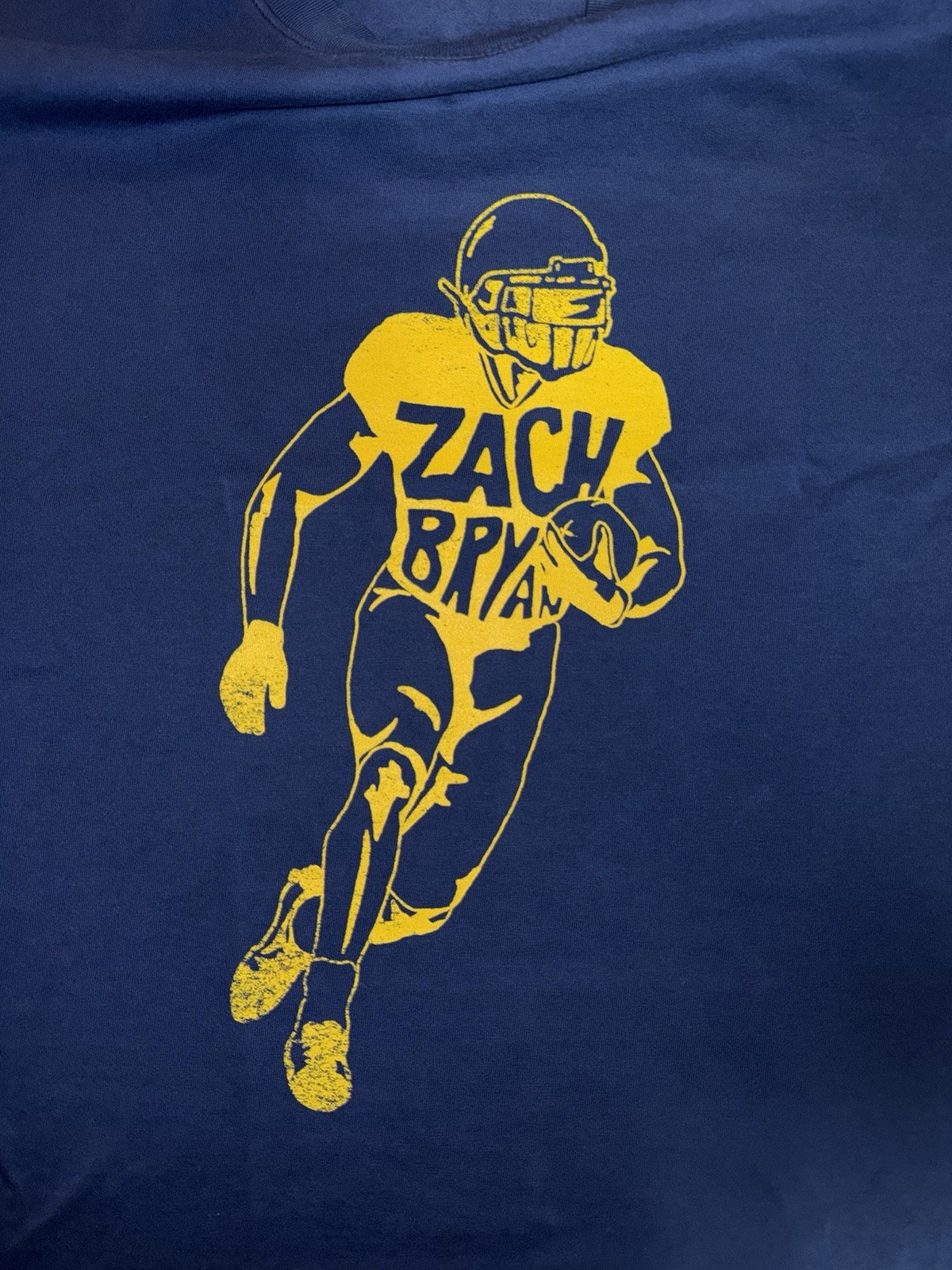 Zach Bryan / John Mayer Authentic 2025 Blue Show Shirt – Medium