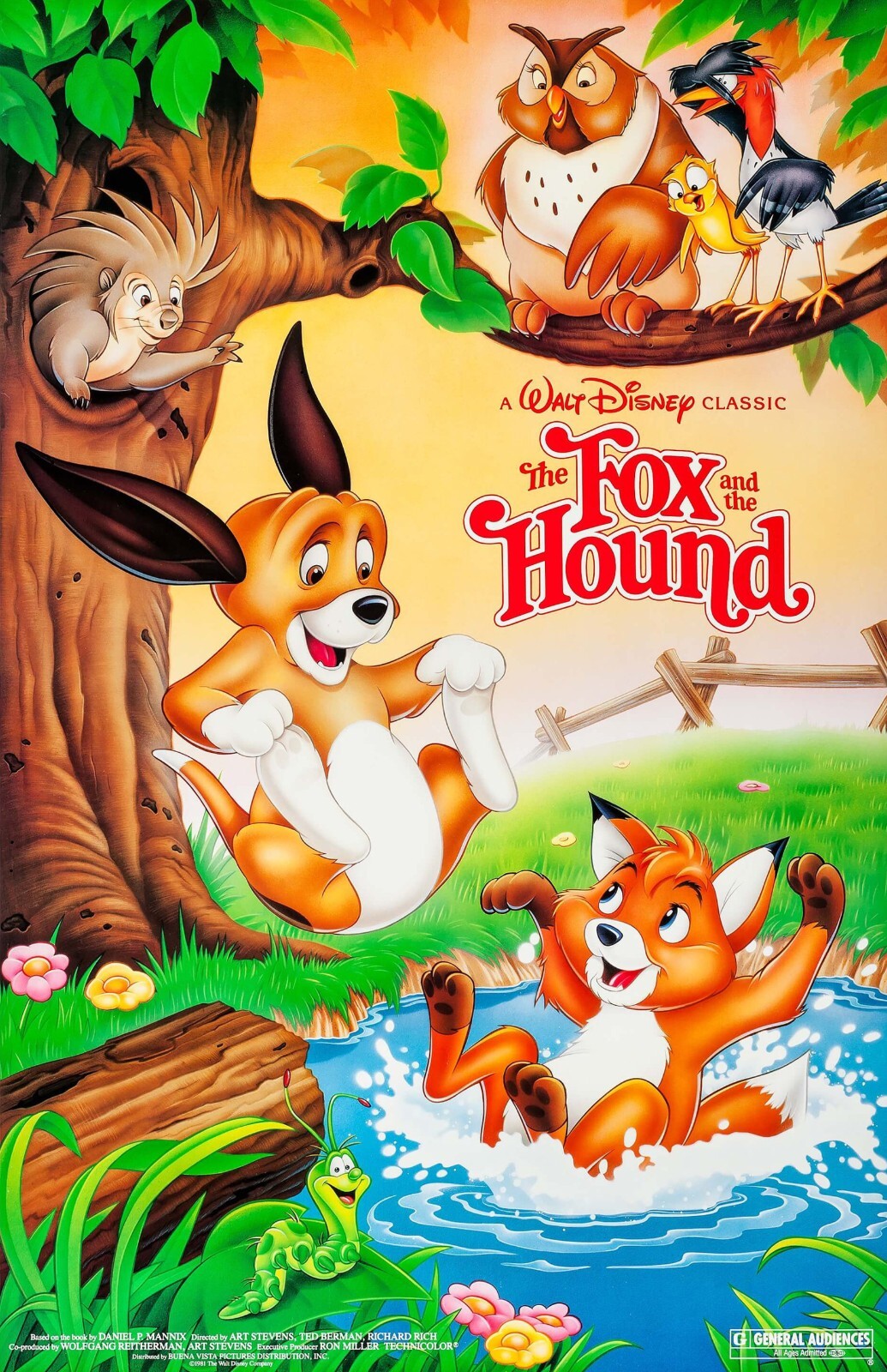 Walt Disney’s The Fox and the Hound movie poster (b) : 11 x 17 inches