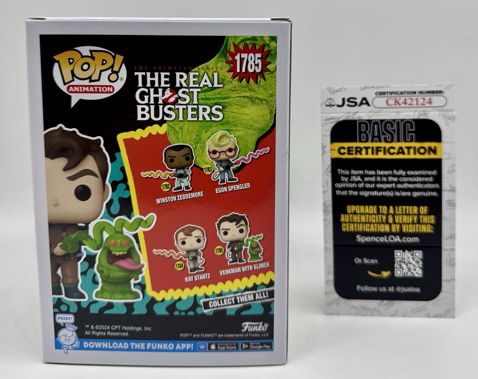 DAVE COULIER SIGNED AUTOGRAPH “VENKMAN” THE REAL GHOSTBUSTERS FUNKO POP JSA COA