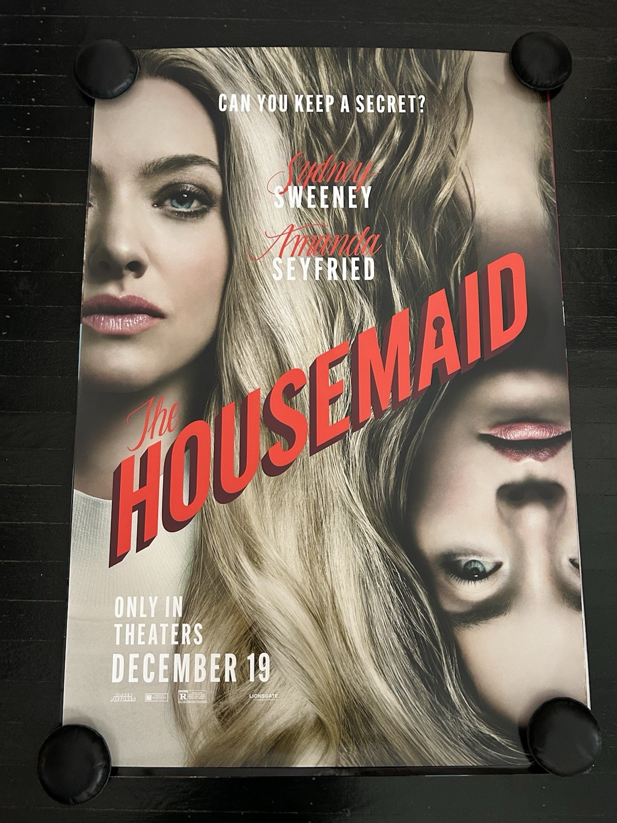 The Housemaid,2026,Original,DS,One Sheet,27×40,NM,Movie Poster, Sydney Sweeney