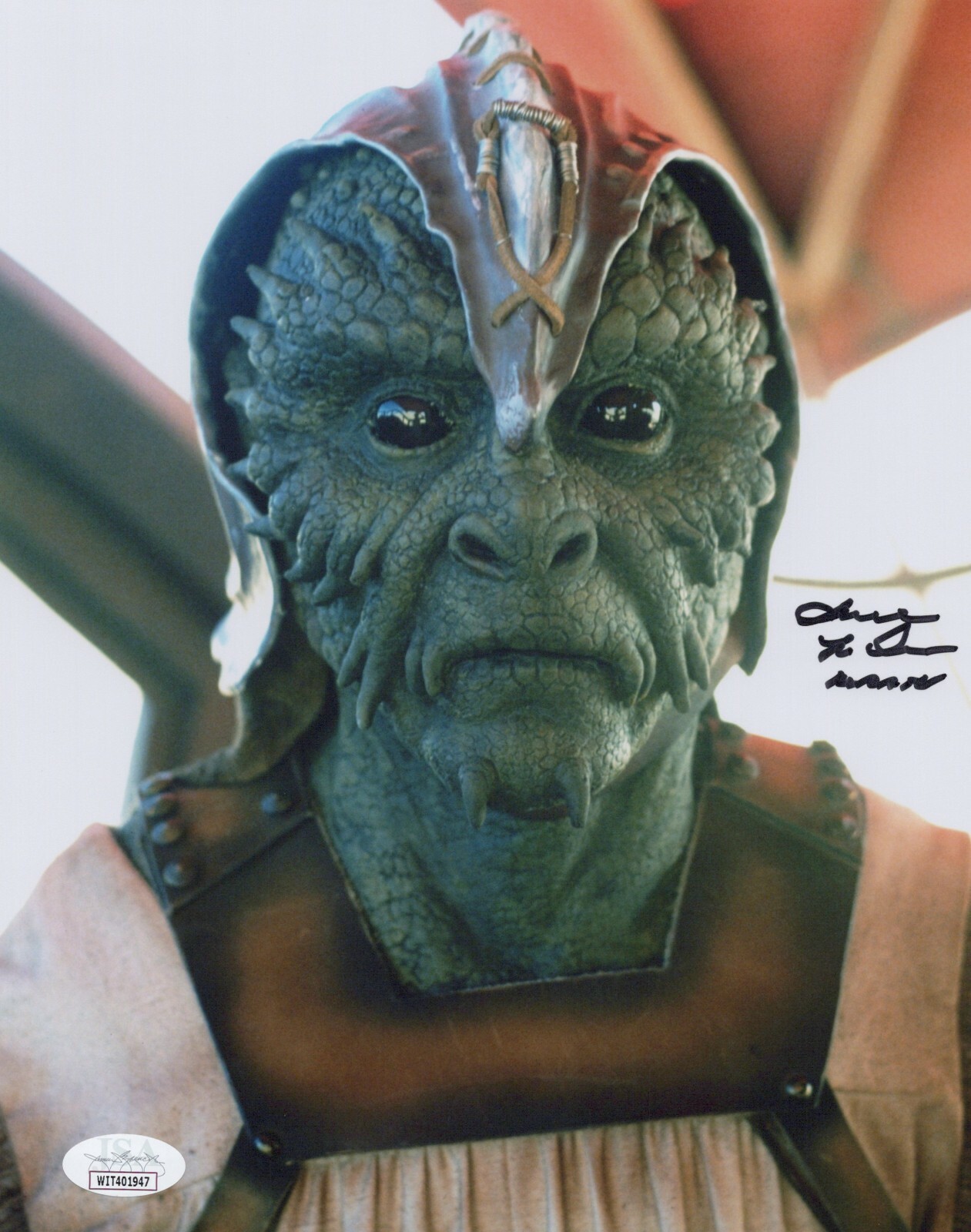 Star Wars- Julius LeFlore signed Klaatu 8×10 photo JSA COA