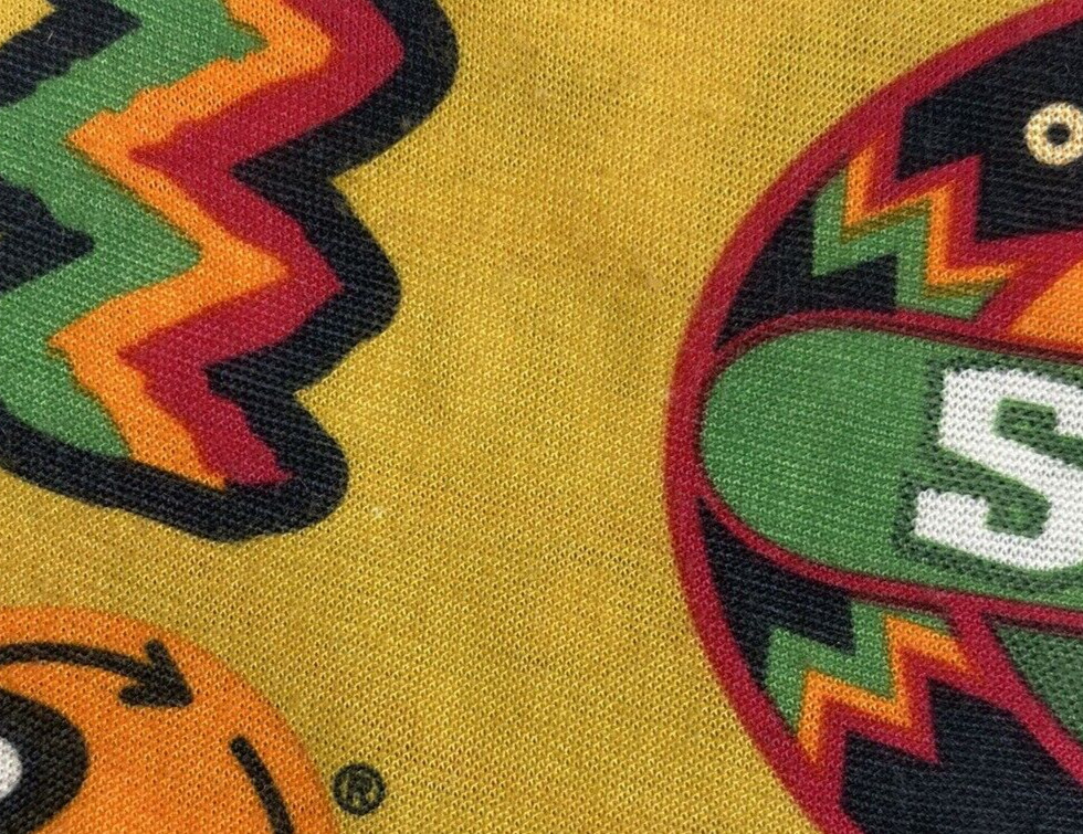Survivor Africa ORIGINAL REEBOK Yellow Boran Tribe Buff Season 3 CBS TV