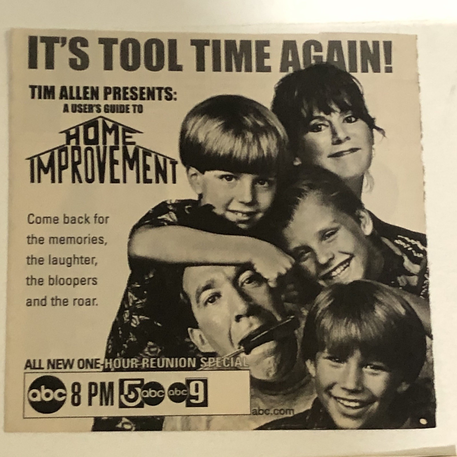 Home Improvement Tv Show Print Ad Advert Tim Allen Jonathan Taylor Thomas Tpa2