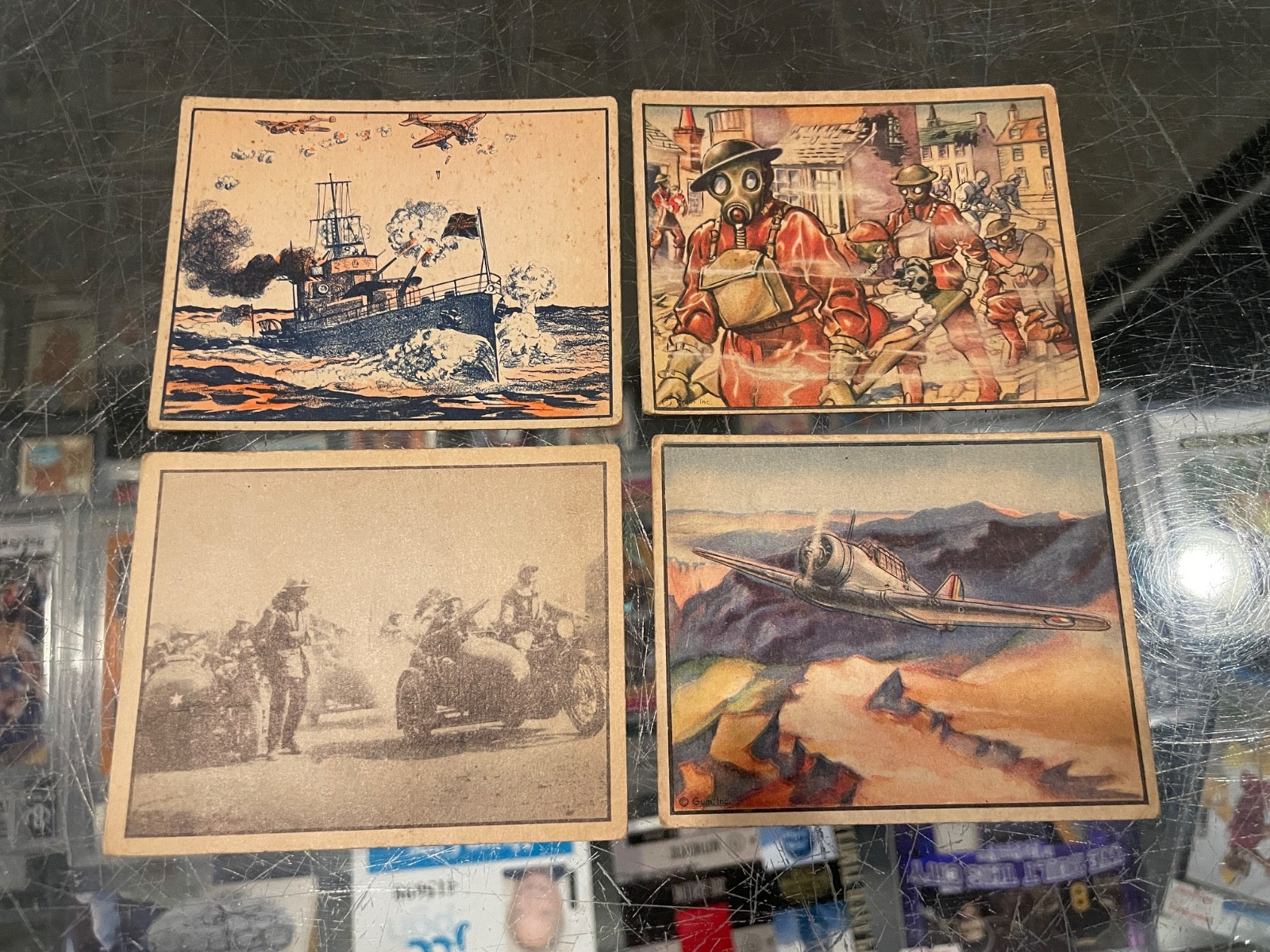 1939 GUM INC. WAR NEWS PICTURES 20 NON SPORTS TRADING CARD LOT VG